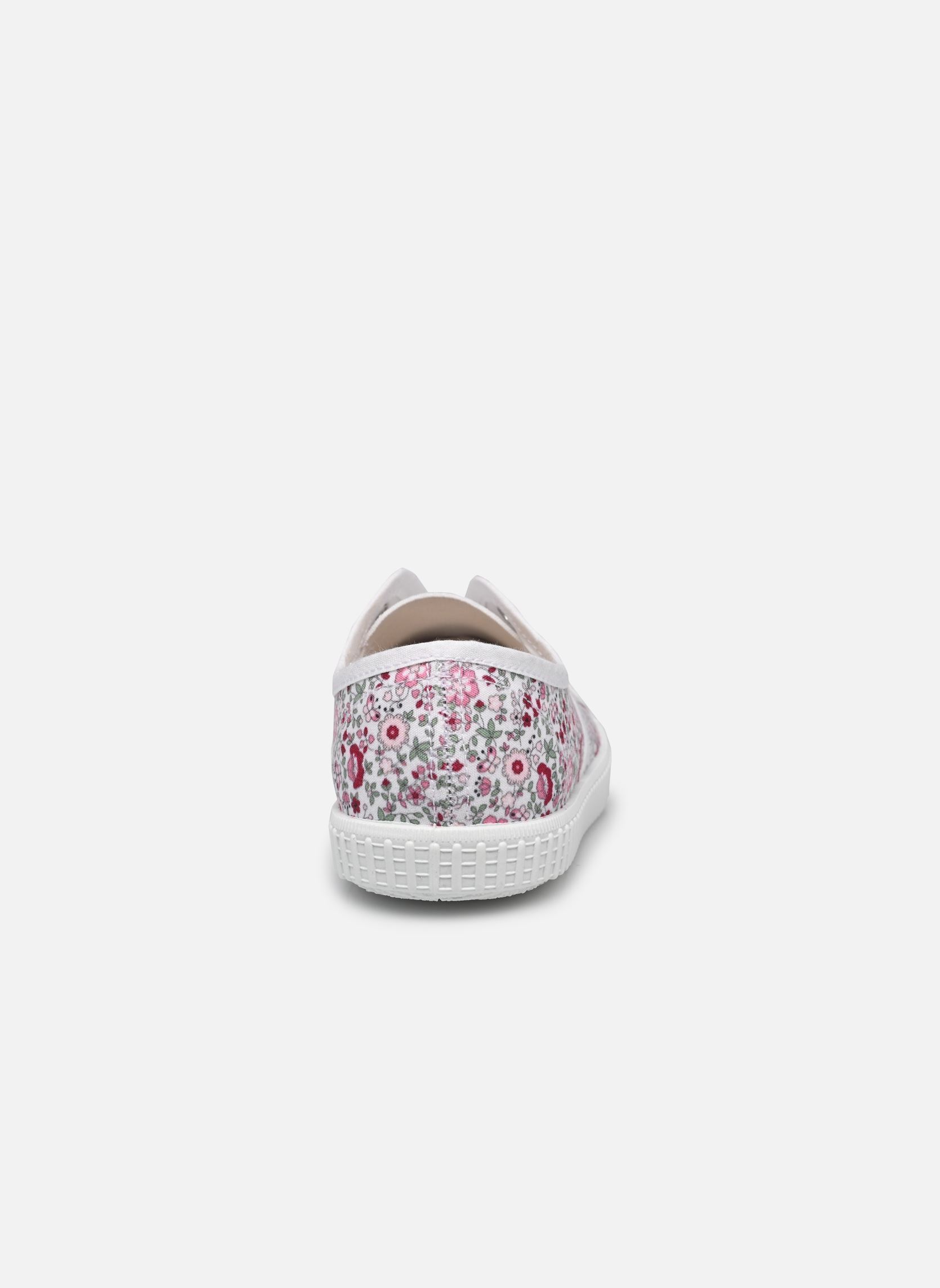 Baskets basses BAHISSA fille multicolore Rose et Martin Baskets basses BAHISSA fille multicolore Fleurs rose/violet liseré blan