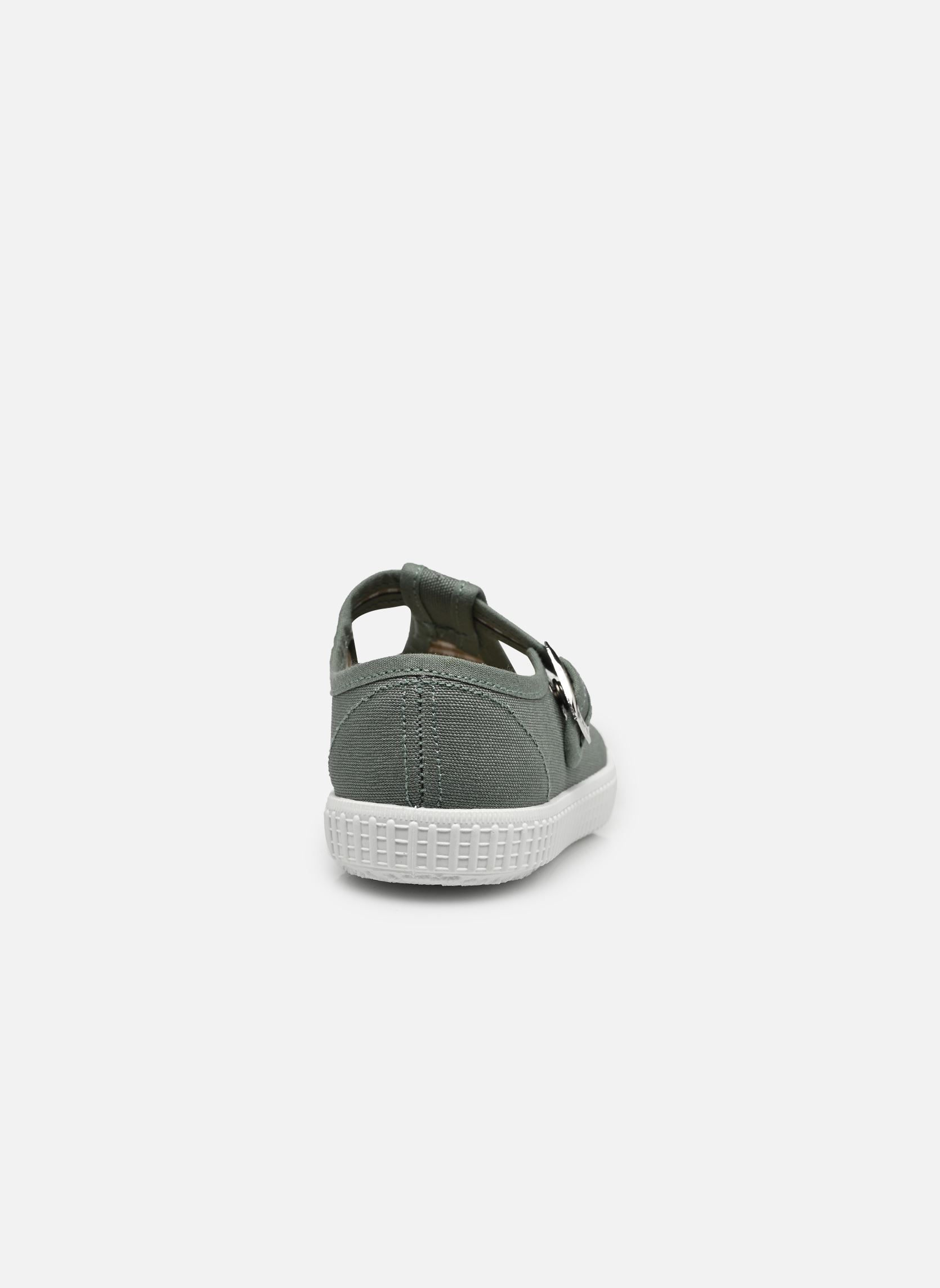 Baskets basses BATISSA vert Rose et Martin Baskets basses BATISSA vert Savia textile