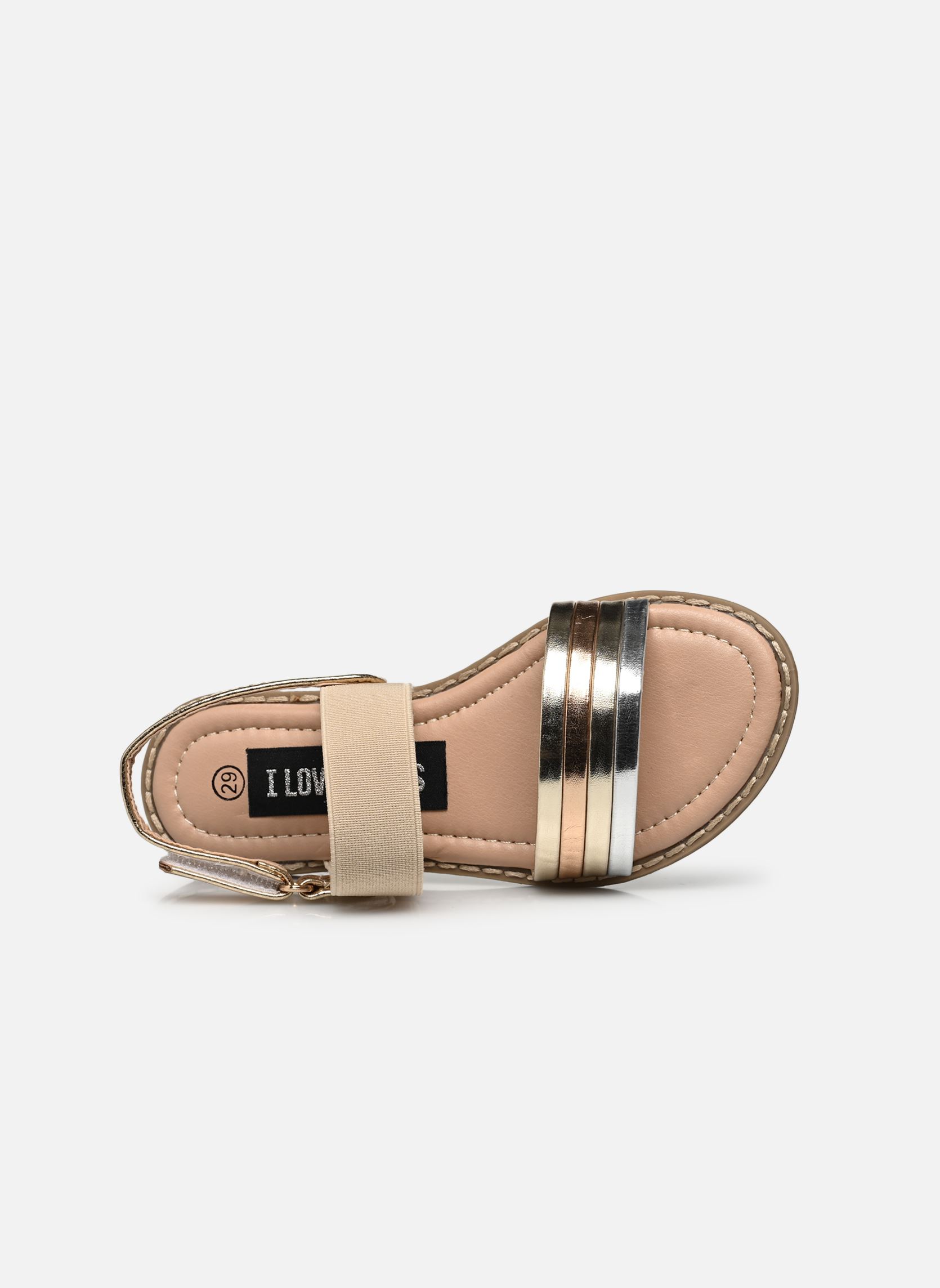 Sandalen THISTA meisjes goud en brons I Love Shoes Sandalen THISTA meisjes goud en brons DORÉ