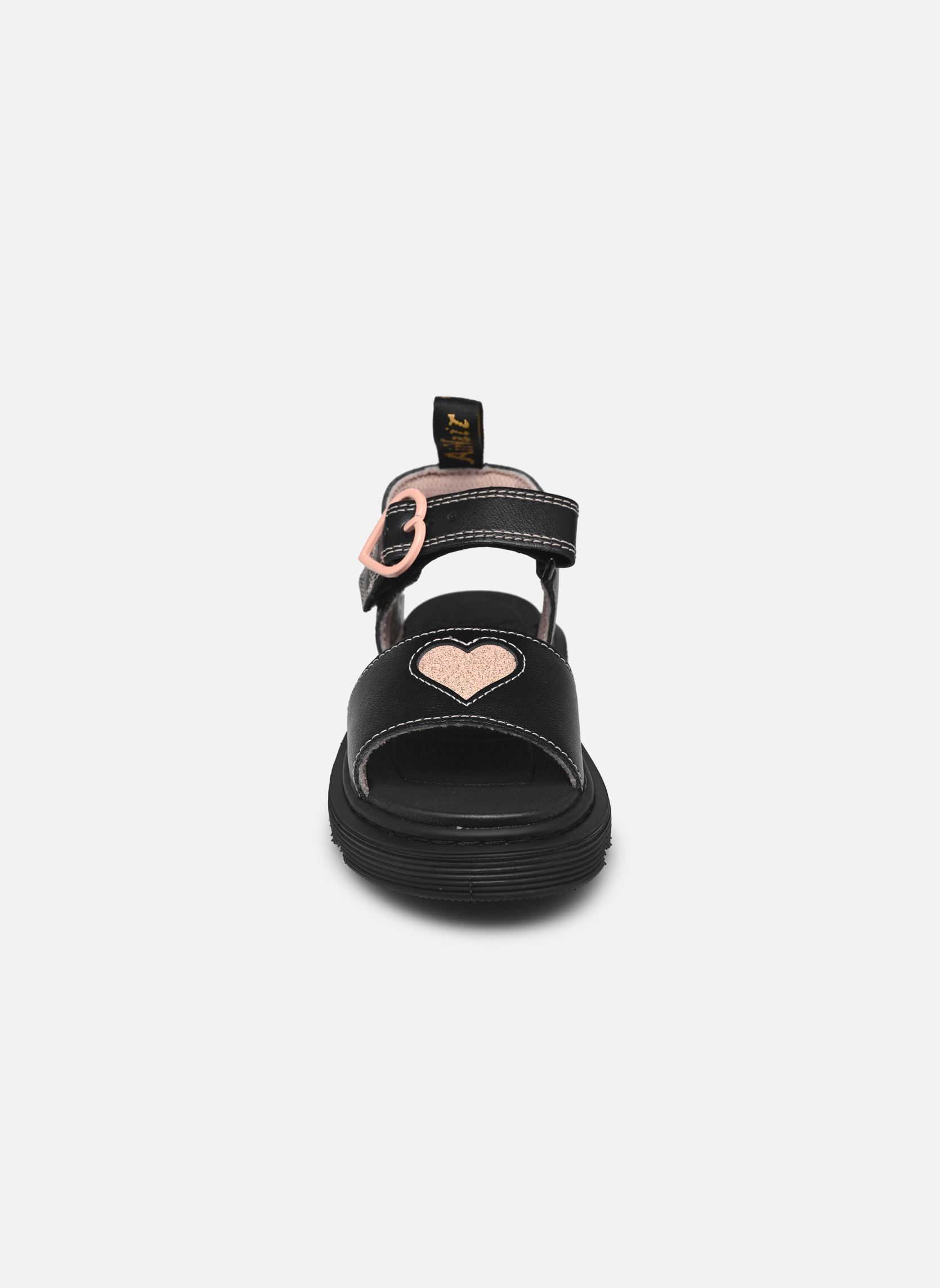 Sandali Marlowe Hearts J bambina nero Dr. Martens Sandali Marlowe Hearts J bambina nero BLACK+POWDER PINK