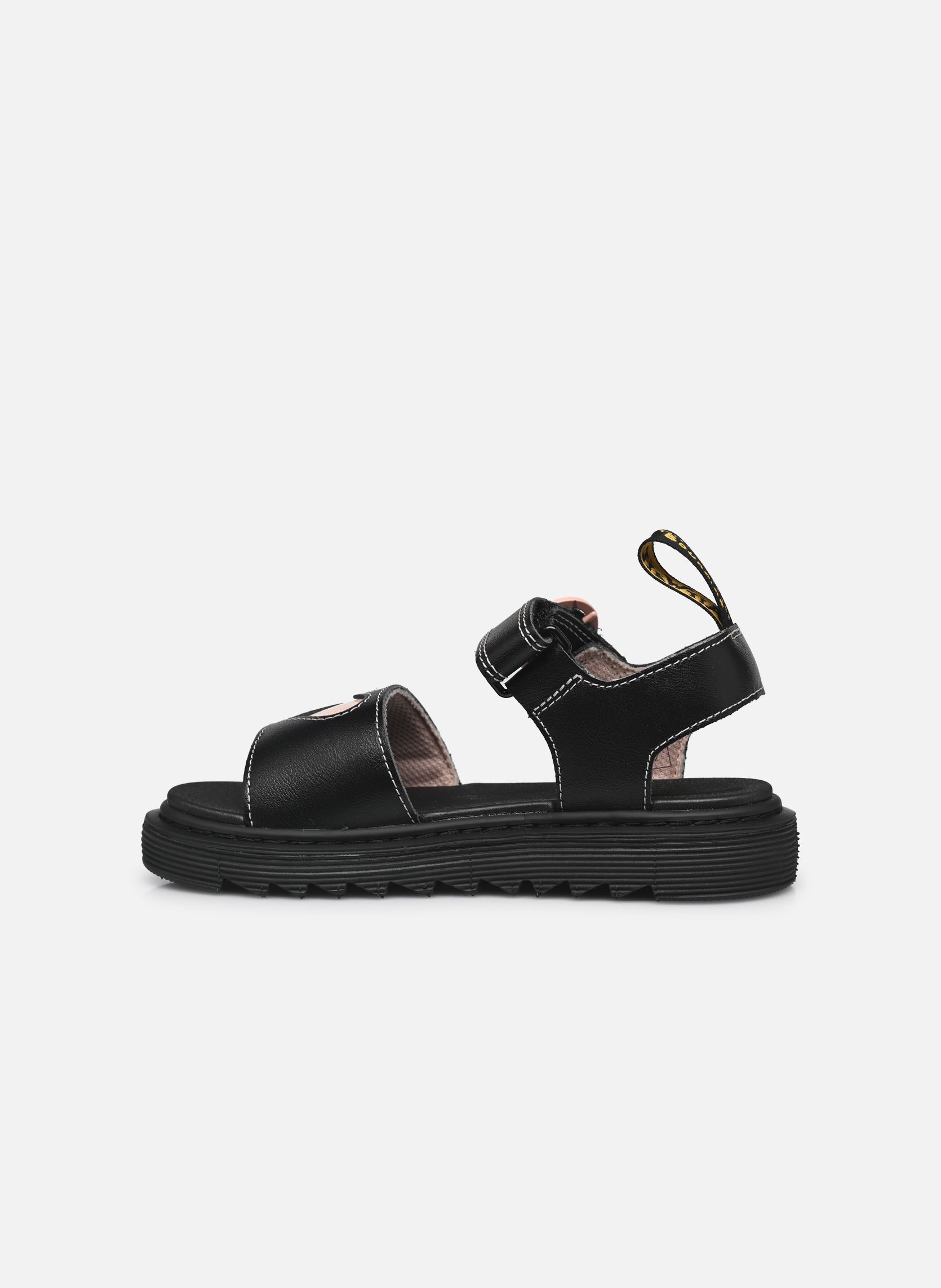 Sandali Marlowe Hearts J bambina nero Dr. Martens Sandali Marlowe Hearts J bambina nero BLACK+POWDER PINK