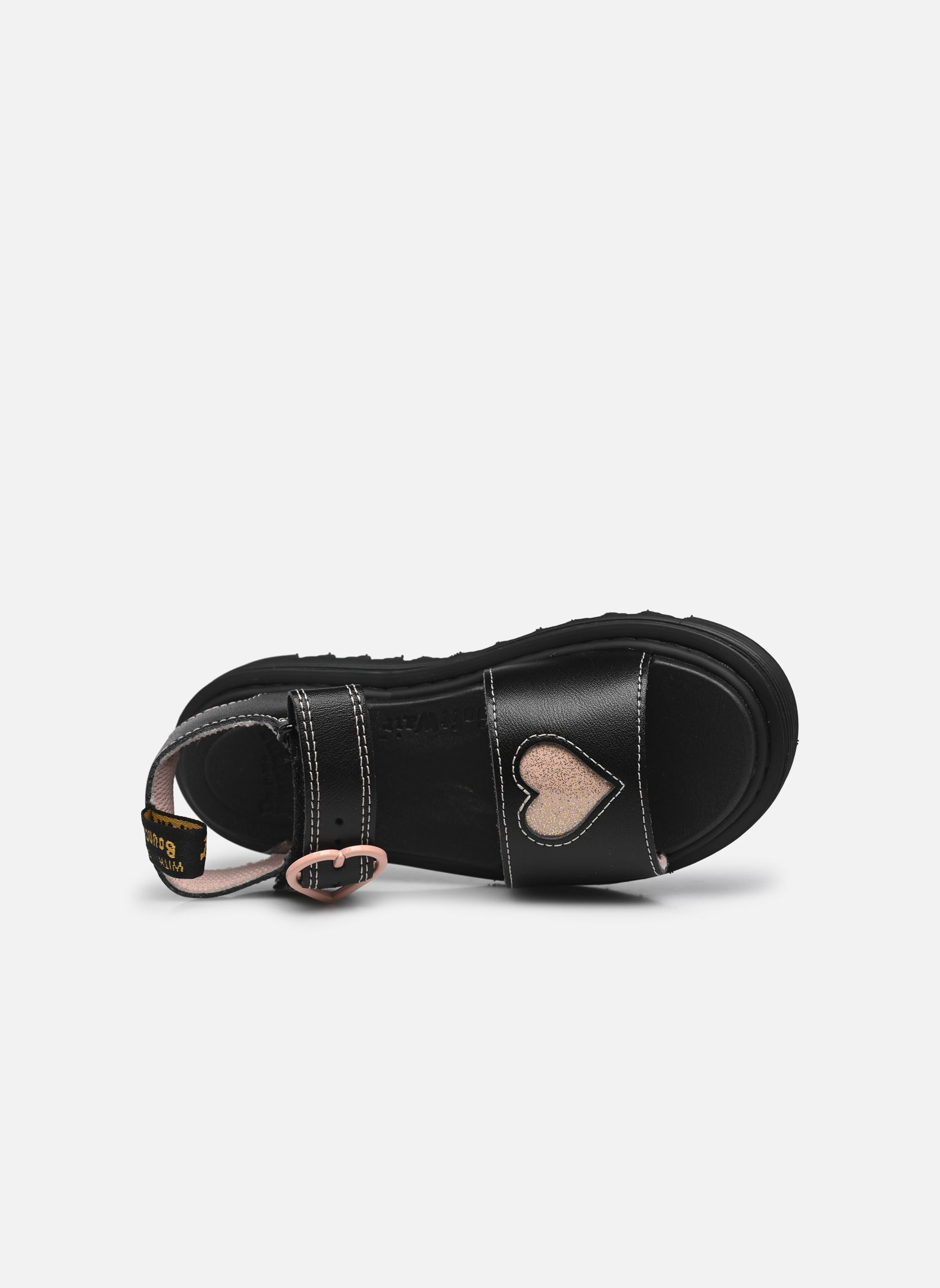 Sandali Marlowe Hearts J bambina nero Dr. Martens Sandali Marlowe Hearts J bambina nero BLACK+POWDER PINK
