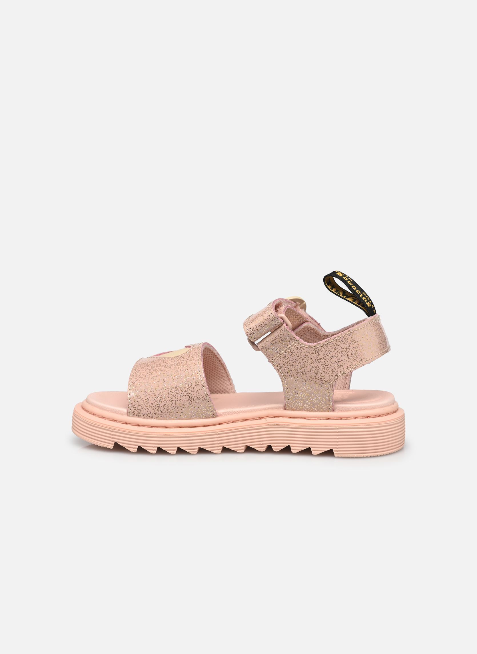 Sandales Marlowe Hearts J fille rose Dr. Martens Sandales Marlowe Hearts J fille rose POWDER PINK+CLOUD CREAM