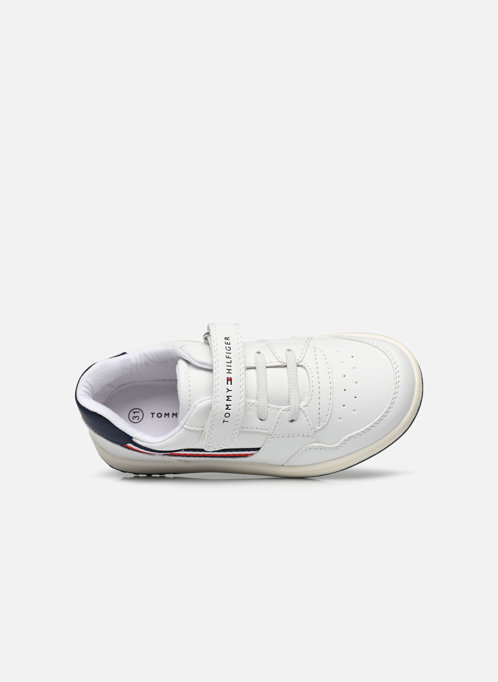 Knöchelhohe Sneaker STRIPES LOW CUT LACE-UP jungen weiß Tommy Hilfiger Knöchelhohe Sneaker STRIPES LOW CUT LACE-UP jungen weiß White