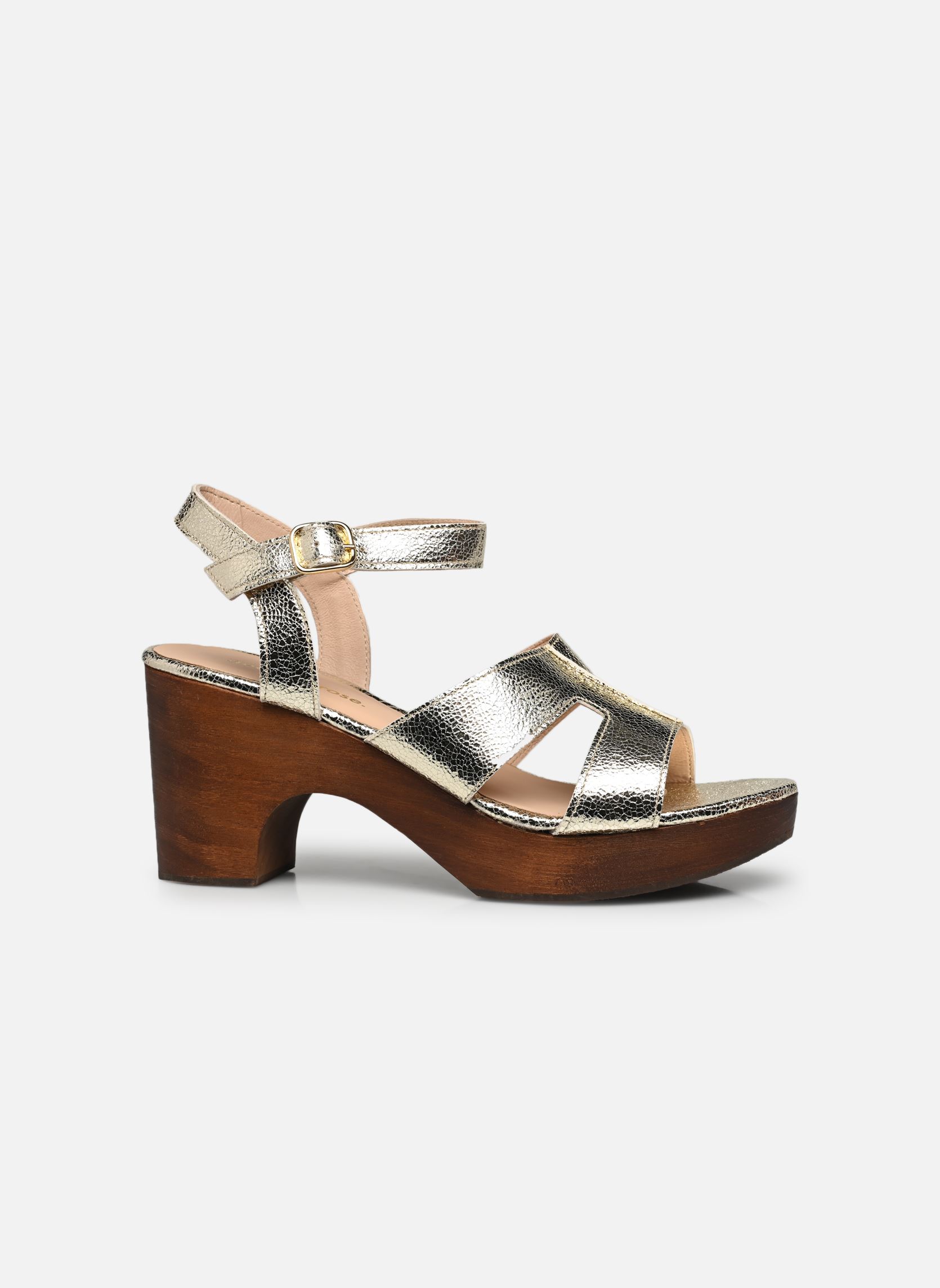 LELLA BALDI Sandalo con plateau Oro rosa
