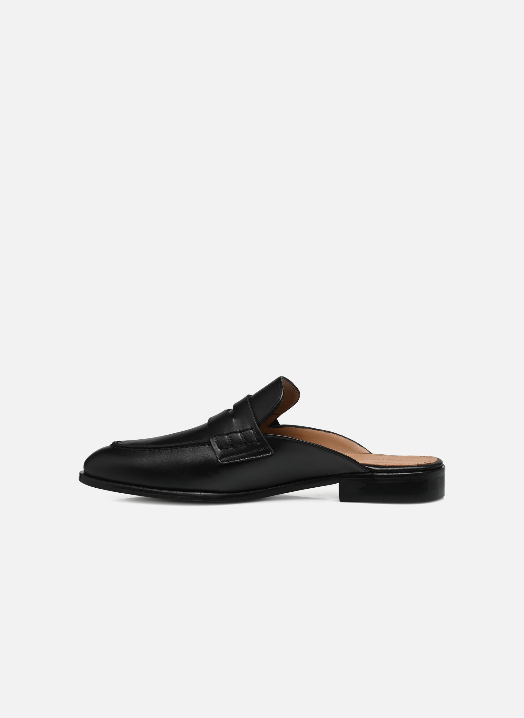 Pantoletten Diana damen schwarz Flattered Pantoletten Diana damen schwarz BLACK LEATHER