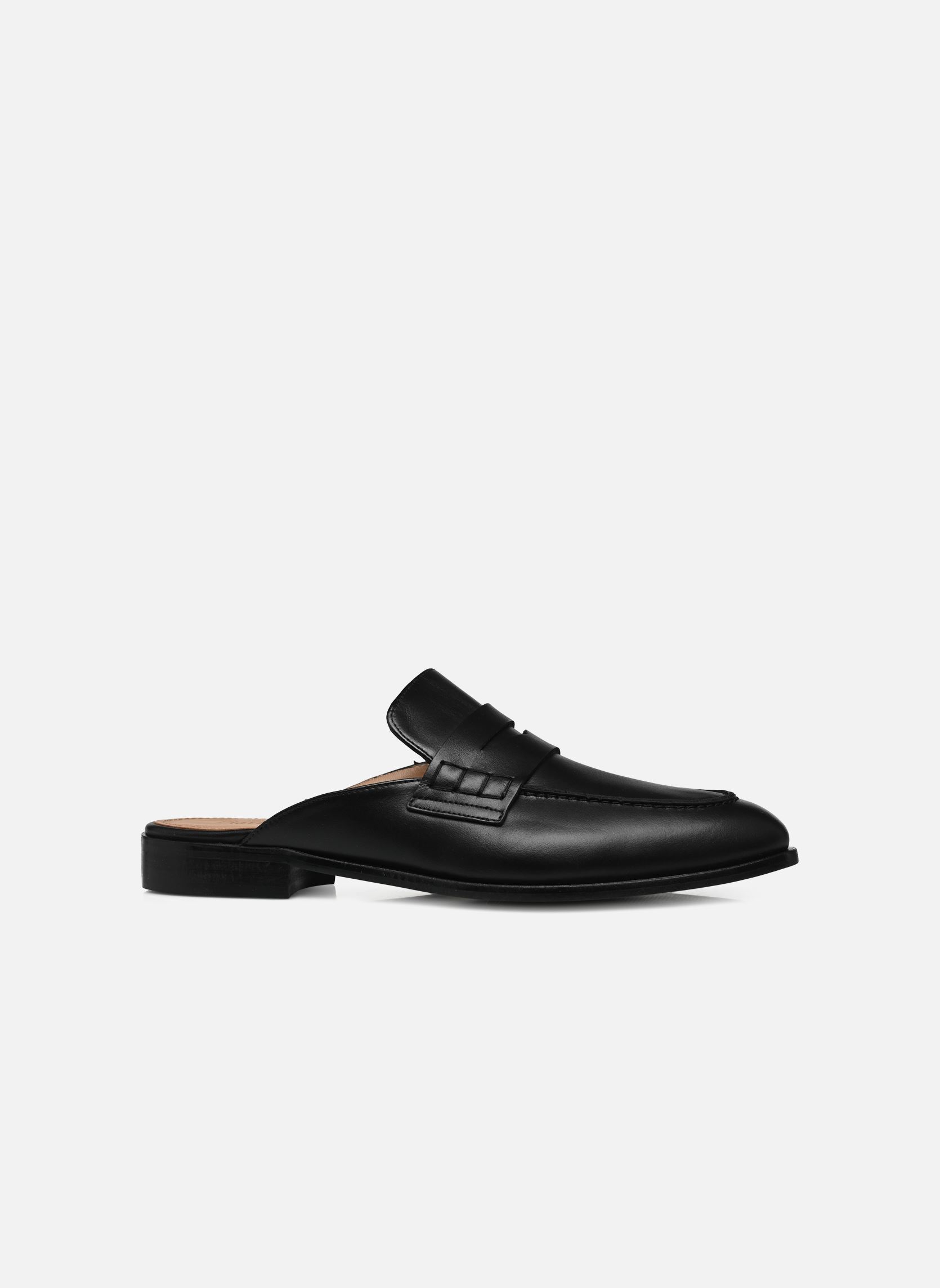 Pantoletten Diana damen schwarz Flattered Pantoletten Diana damen schwarz BLACK LEATHER
