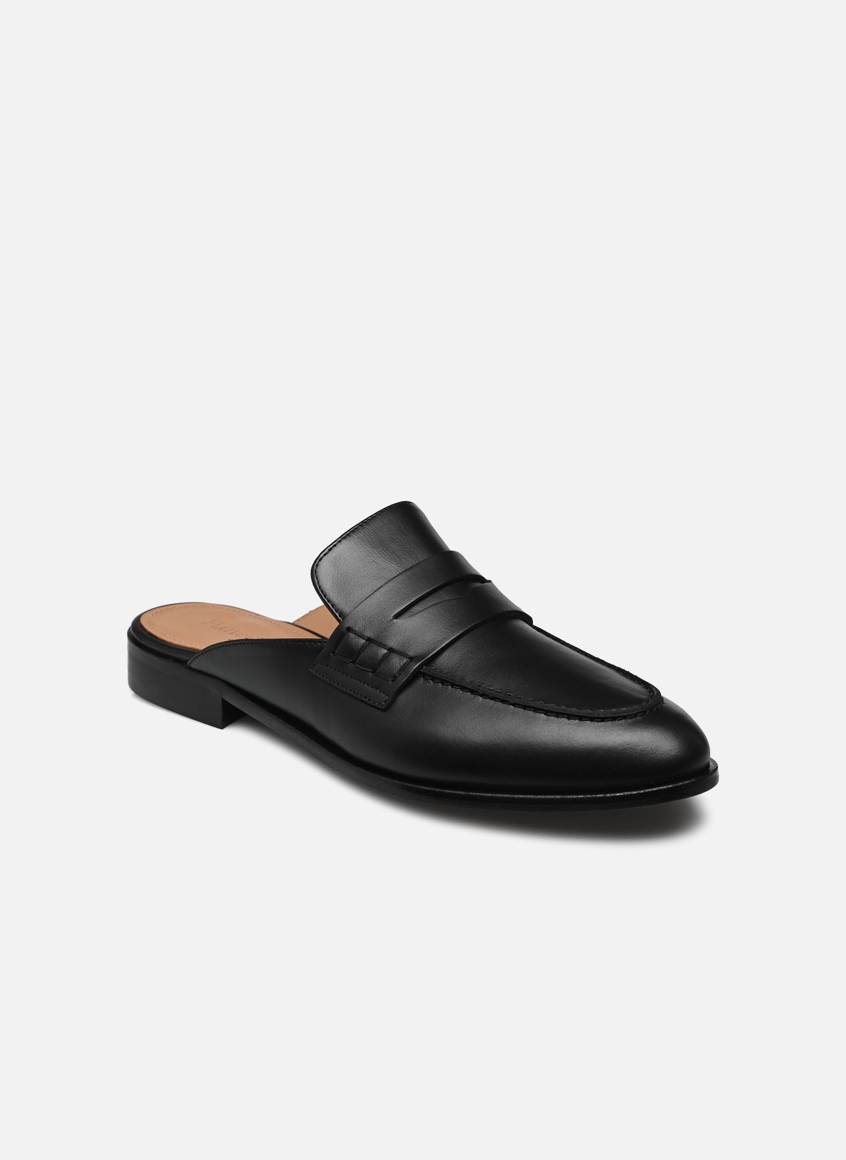 Pantoletten Diana damen schwarz Flattered Pantoletten Diana damen schwarz BLACK LEATHER