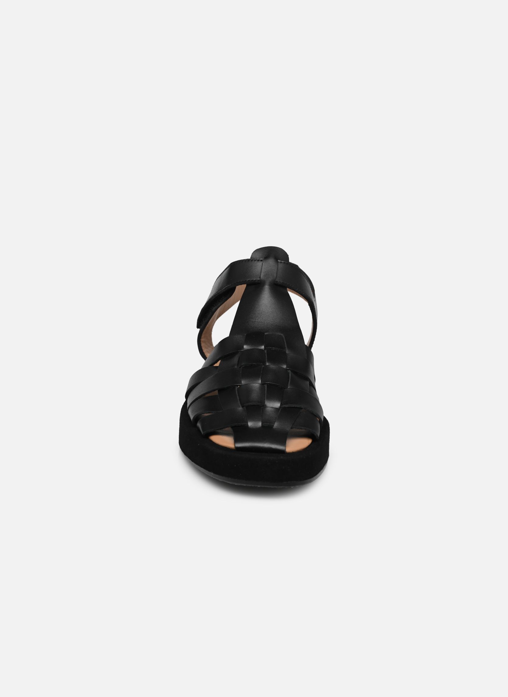 Sandales compensées et plateformes Gigi femme noir Flattered Sandales compensées et plateformes Gigi femme noir BLACK LEATHER