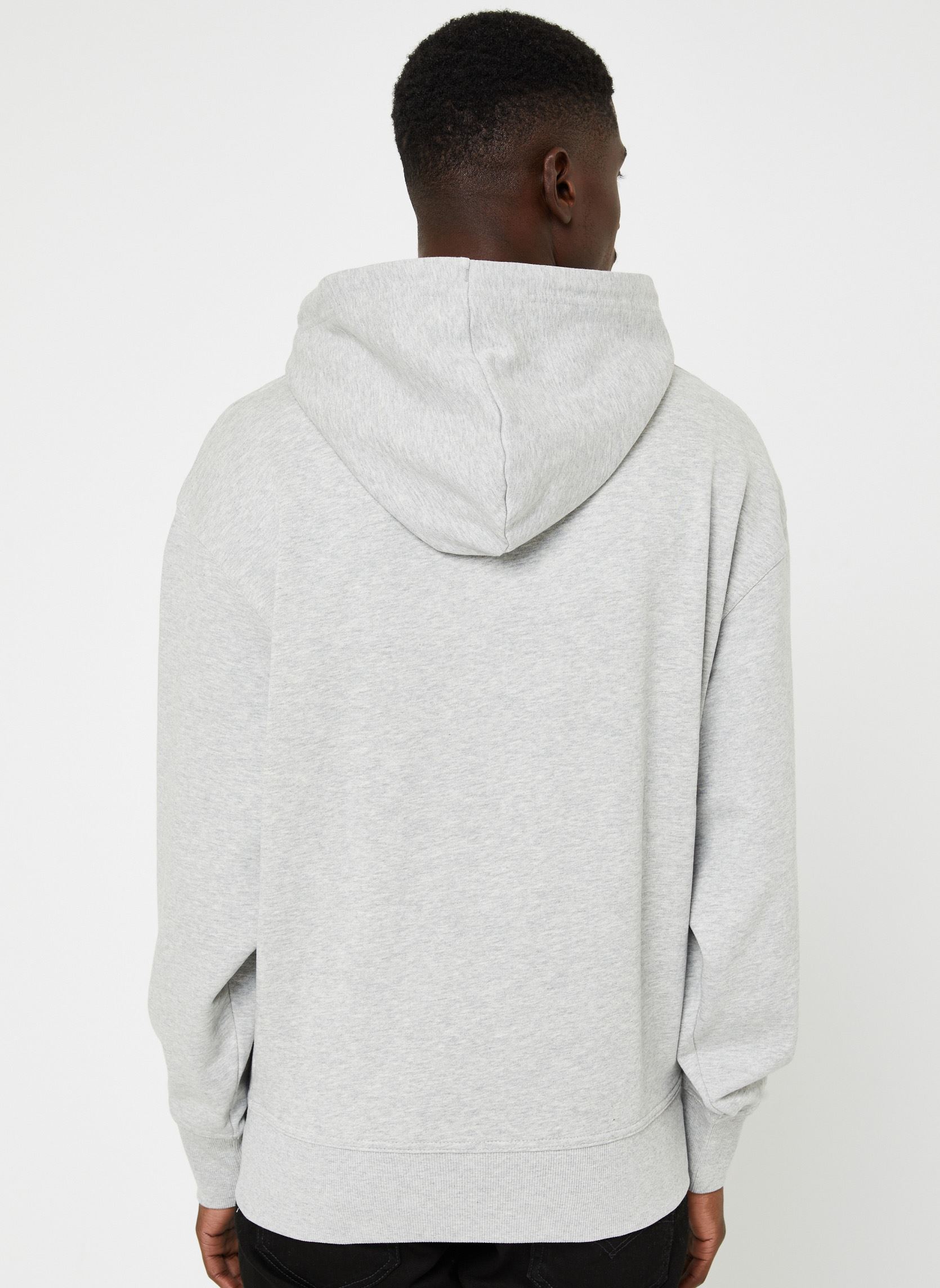 Hoodies WebasicHood heren grijs BOSS Hoodies WebasicHood heren grijs 071 OPEN GREY