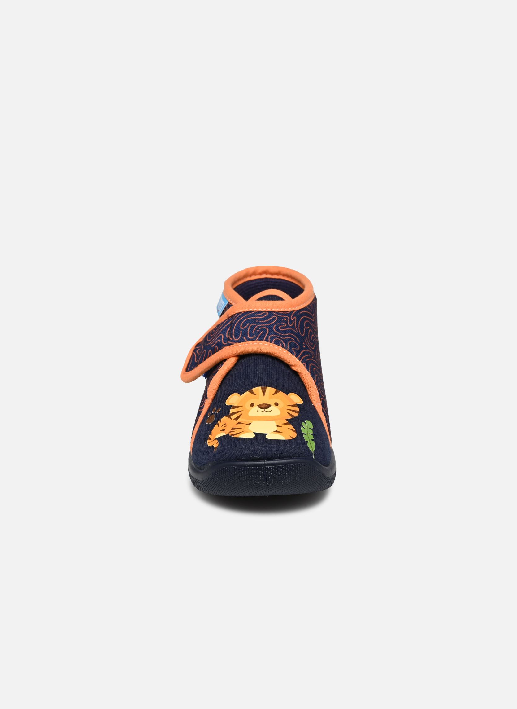 Pantoffels GALIA TR 1021 jongens blauw Tooti Pantoffels GALIA TR 1021 jongens blauw MARINE/MNE ORANGE