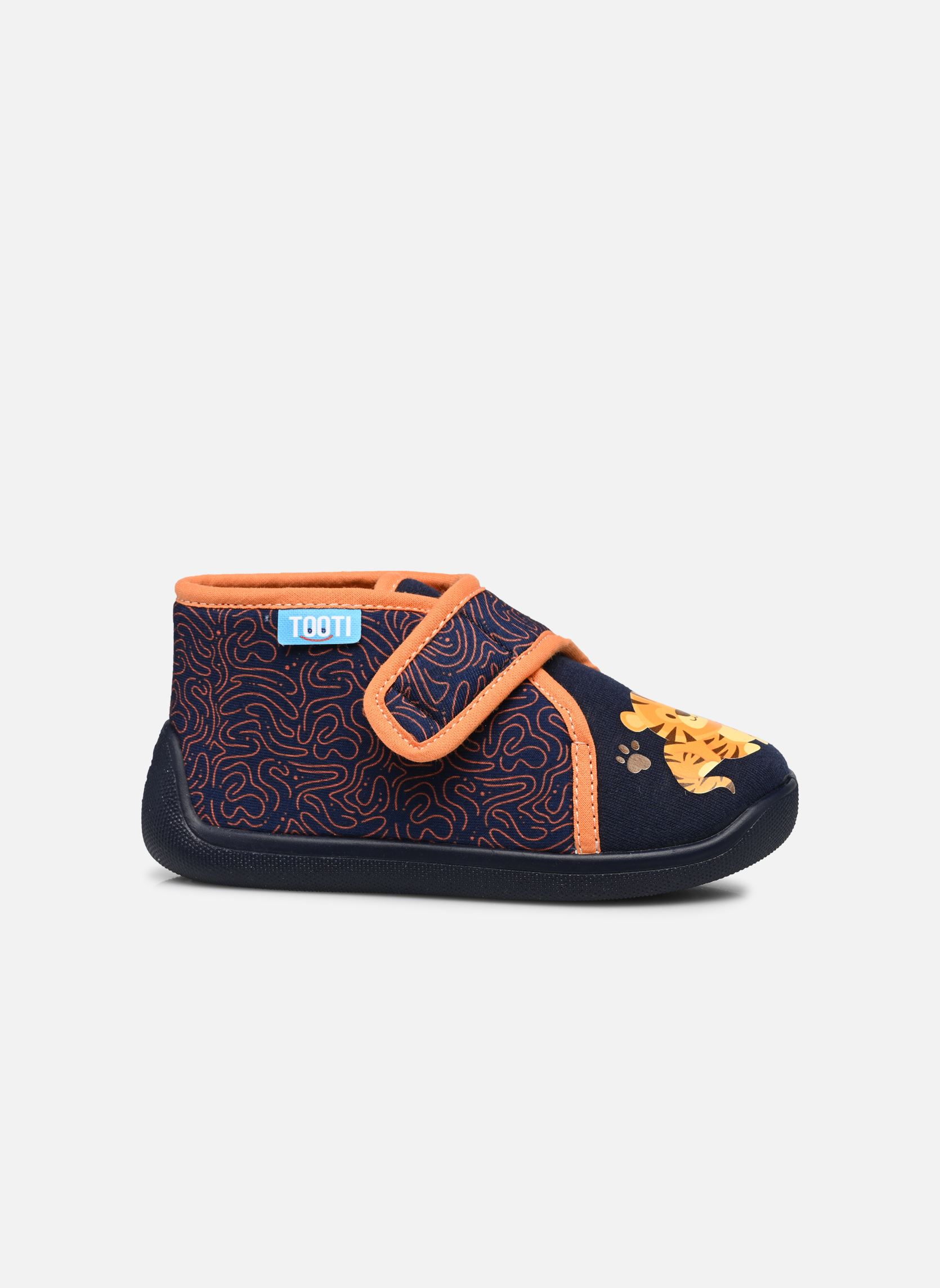 Pantoffels GALIA TR 1021 jongens blauw Tooti Pantoffels GALIA TR 1021 jongens blauw MARINE/MNE ORANGE