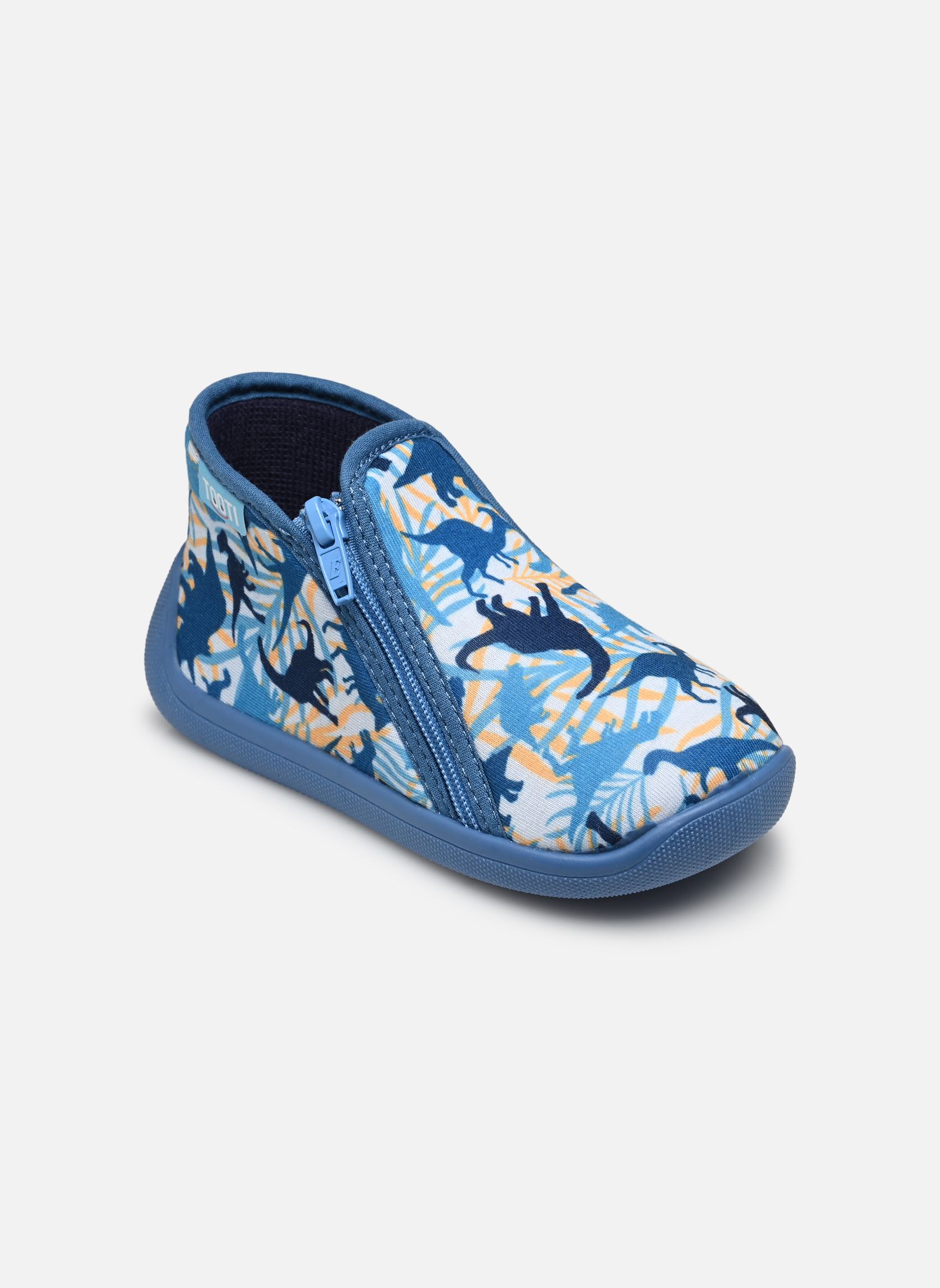 Pantoffels GRAFF 0029 jongens blauw Tooti Pantoffels GRAFF 0029 jongens blauw BLEU ORANGE