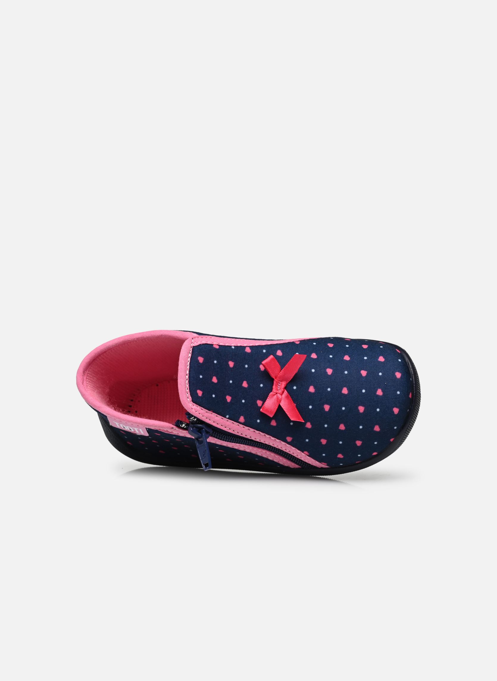 Chaussons GRAFF EC 0028 fille bleu Tooti Chaussons GRAFF EC 0028 fille bleu MARINE FUCHSIA