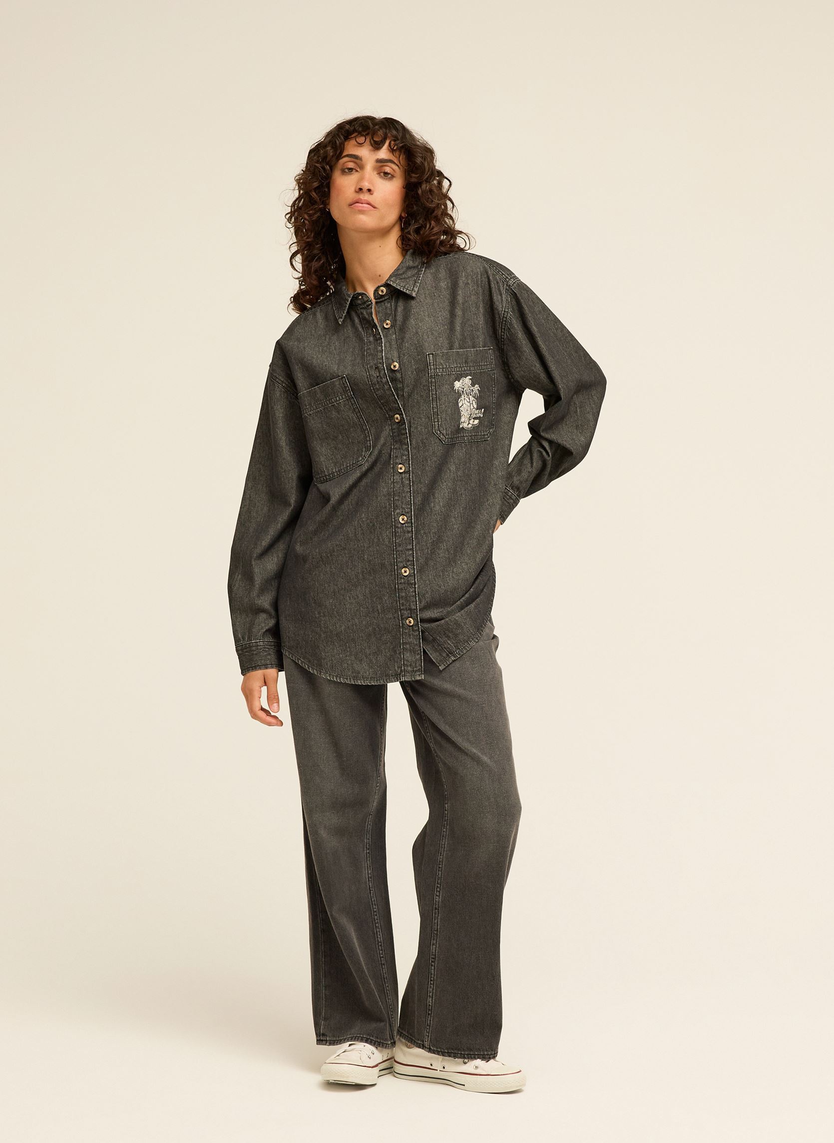 Chemises Down The Coast femme noir Billabong Chemises Down The Coast femme noir BLACK RINSE