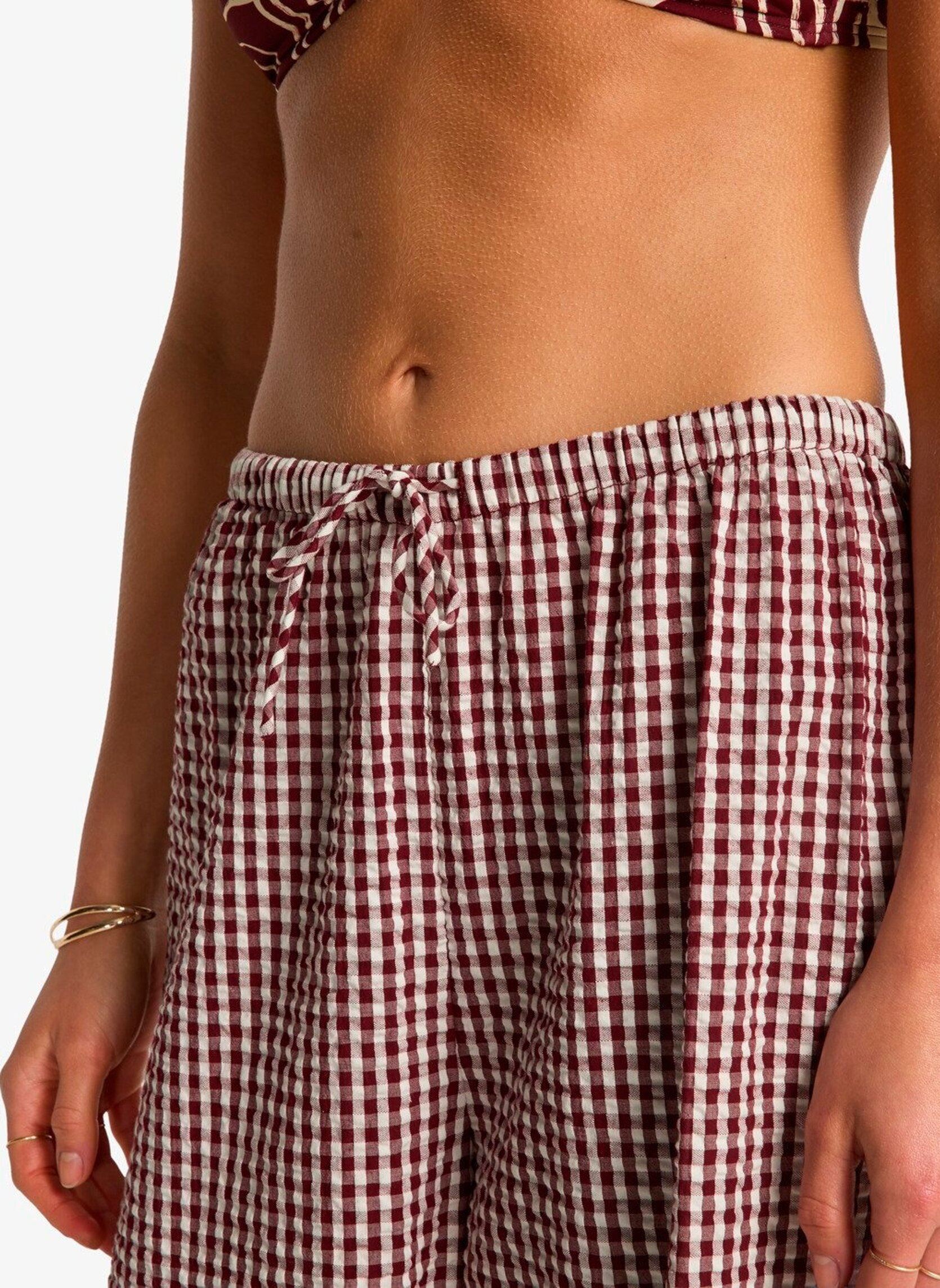 Wijde broeken Beach Spirit dames rood Billabong Wijde broeken Beach Spirit dames rood CRANBERRY