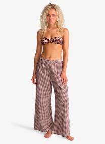 Wijde broeken Beach Spirit dames rood Billabong Wijde broeken Beach Spirit dames rood CRANBERRY