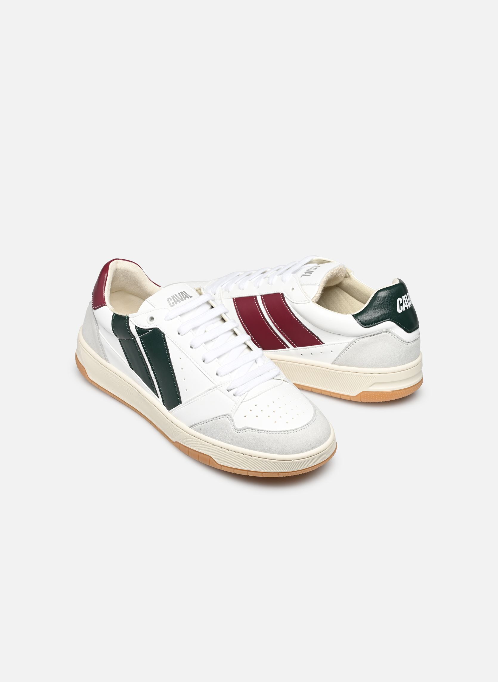 Baskets basses Sport Slash Vegan M homme blanc Caval Baskets basses Sport Slash Vegan M homme blanc RETRO RED