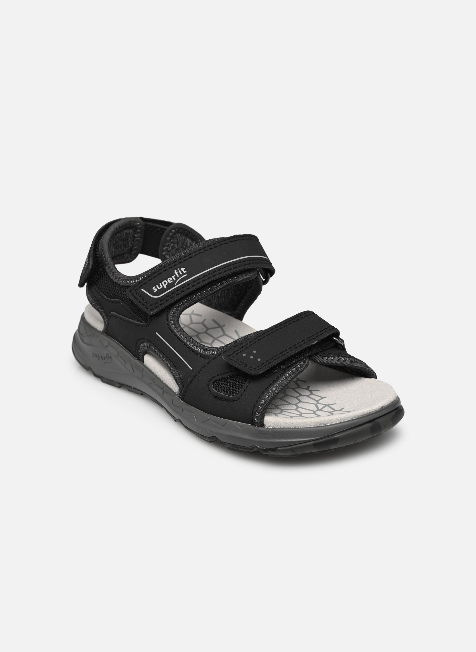 Sandales CRISS CROSS garçon noir Superfit Sandales CRISS CROSS garçon noir SCHWARZ/HELLGRAU
