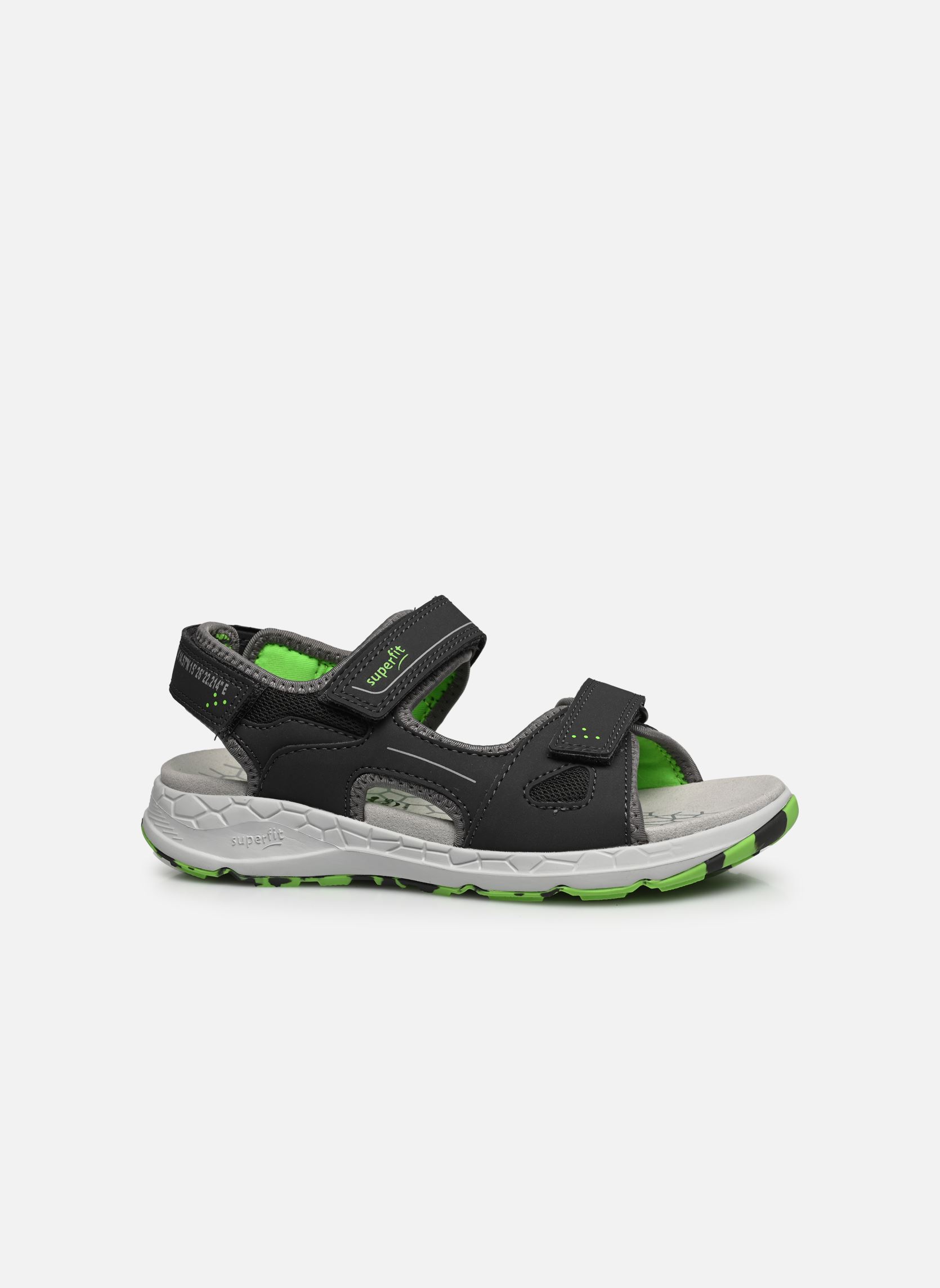 Sandales CRISS CROSS garçon gris Superfit Sandales CRISS CROSS garçon gris GRAU/HELLGRÜN