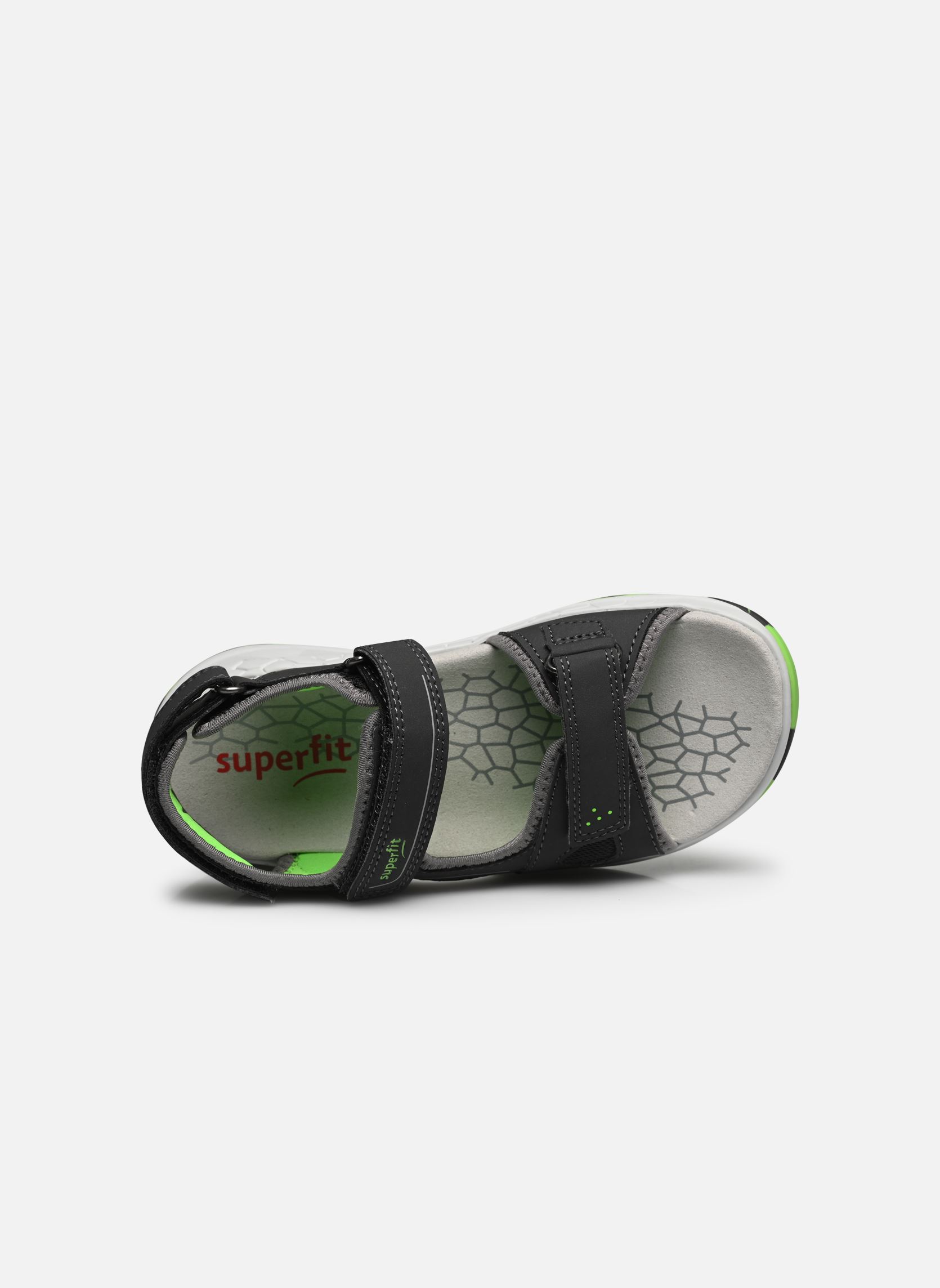 Sandales CRISS CROSS garçon gris Superfit Sandales CRISS CROSS garçon gris GRAU/HELLGRÜN