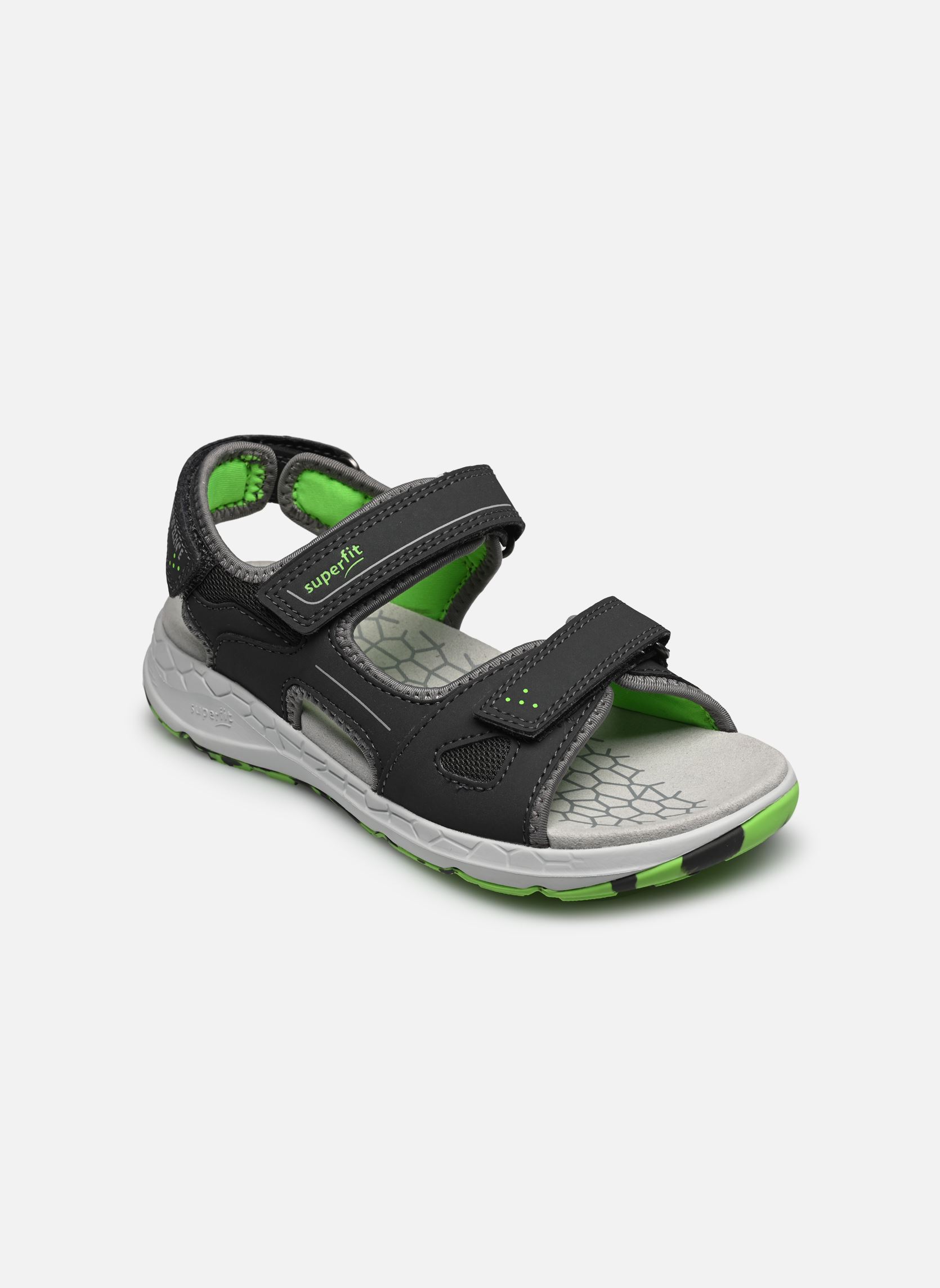 Sandales CRISS CROSS garçon gris Superfit Sandales CRISS CROSS garçon gris GRAU/HELLGRÜN
