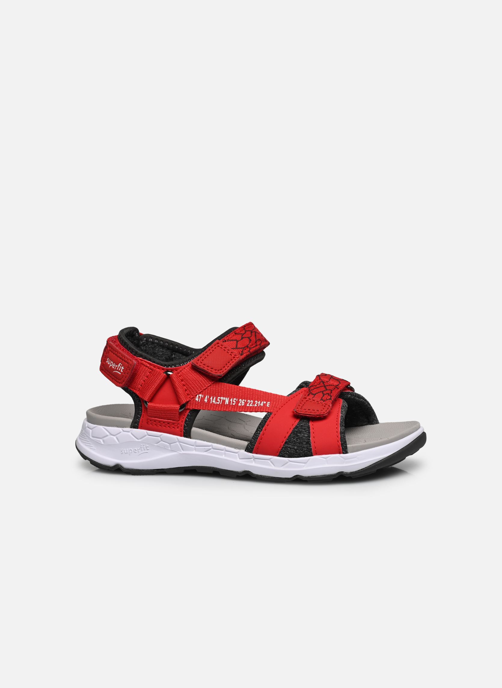 Sandales CRISS CROSS garçon rouge Superfit Sandales CRISS CROSS garçon rouge ROT/GRAU