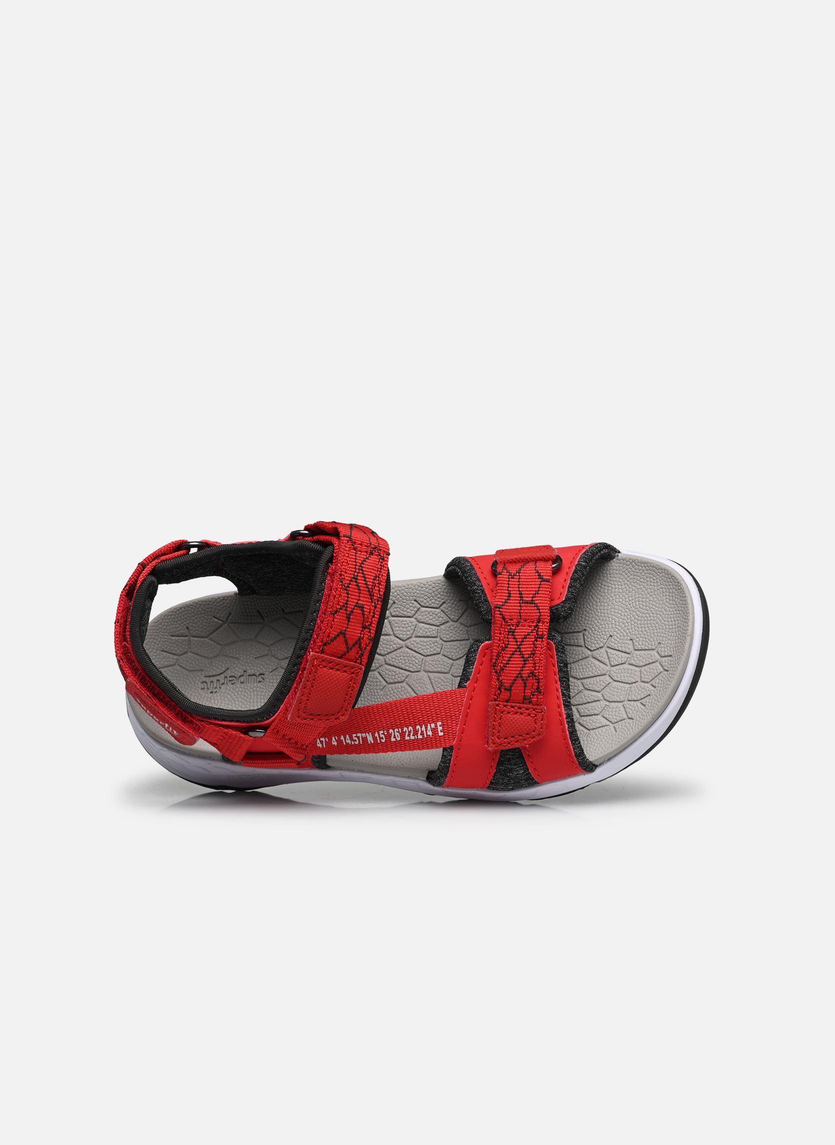 Sandales CRISS CROSS garçon rouge Superfit Sandales CRISS CROSS garçon rouge ROT/GRAU