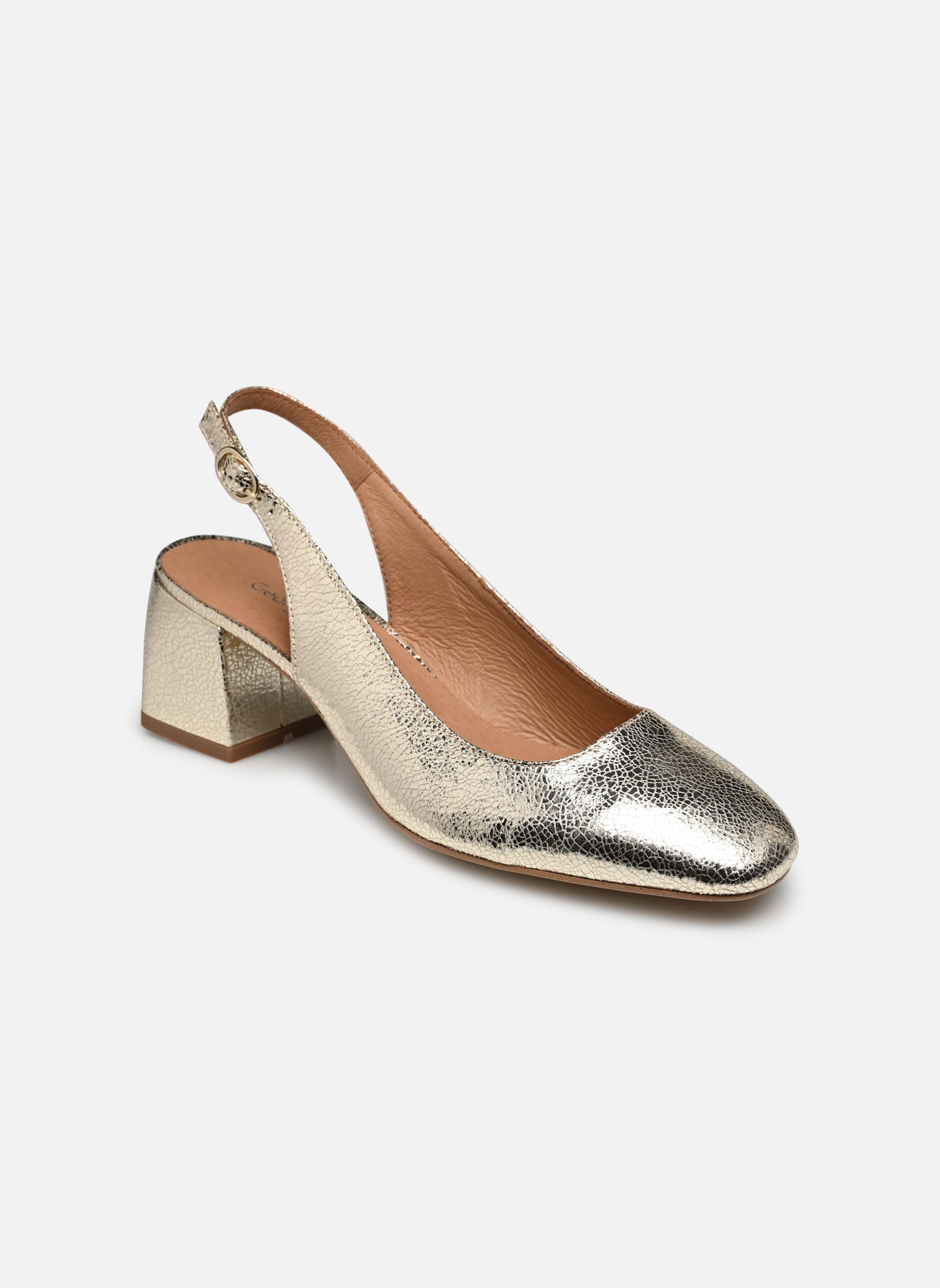 Slingback pumps Elta dames goud en brons Georgia Rose Slingback pumps Elta dames goud en brons Or