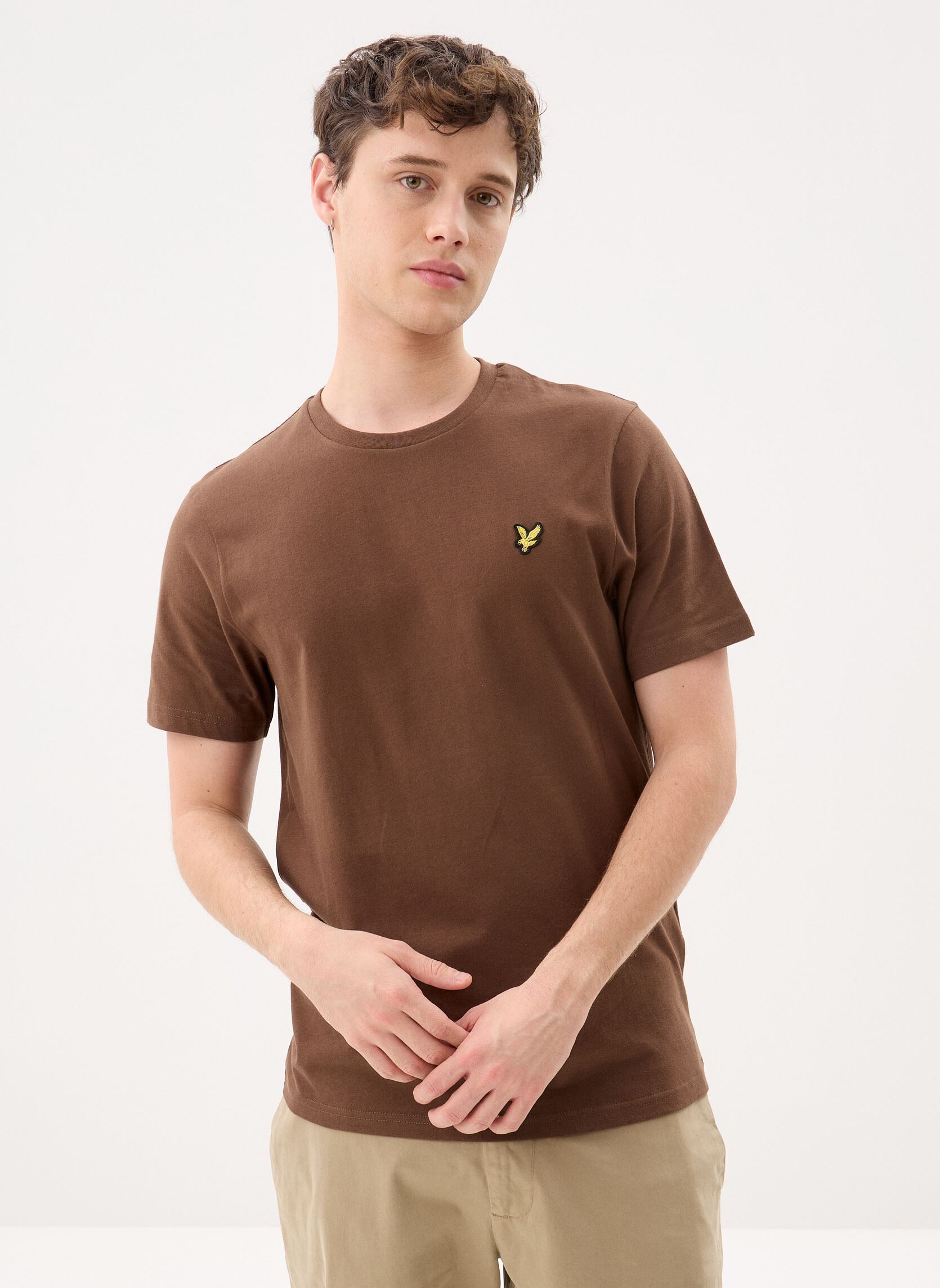 Tee-shirts Plain Tshirt homme marron Lyle & Scott Tee-shirts Plain Tshirt homme marron BOTTLE BROWN