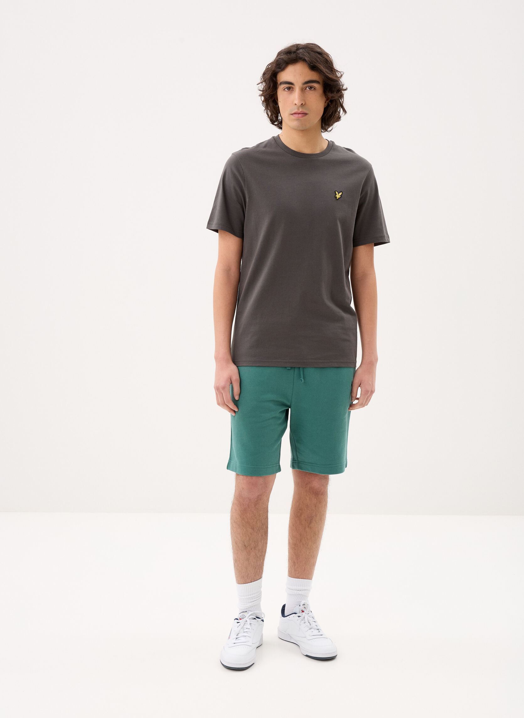Tee-shirts Plain Tshirt homme gris Lyle & Scott Tee-shirts Plain Tshirt homme gris GUNMETAL