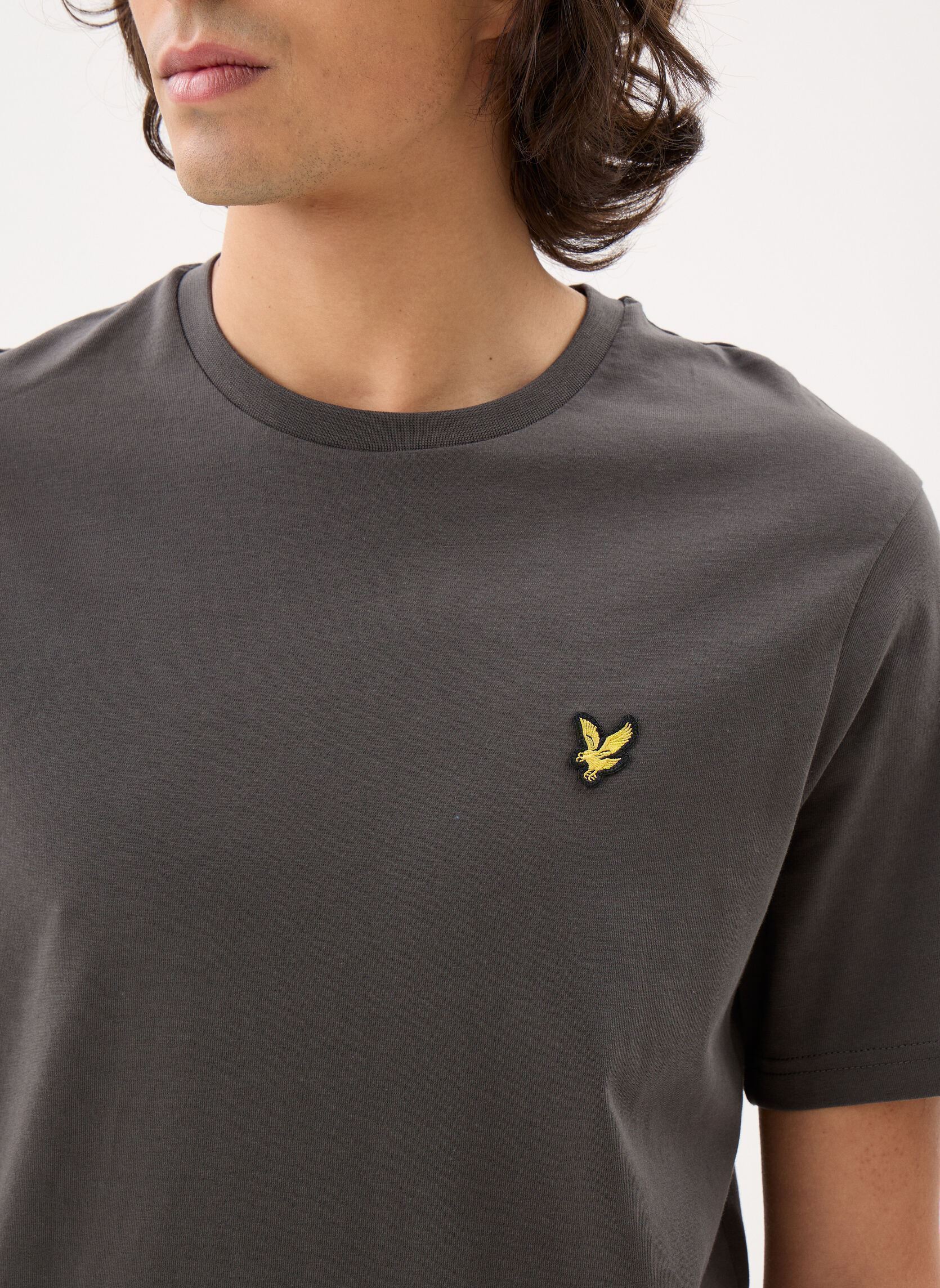 Tee-shirts Plain Tshirt homme gris Lyle & Scott Tee-shirts Plain Tshirt homme gris GUNMETAL