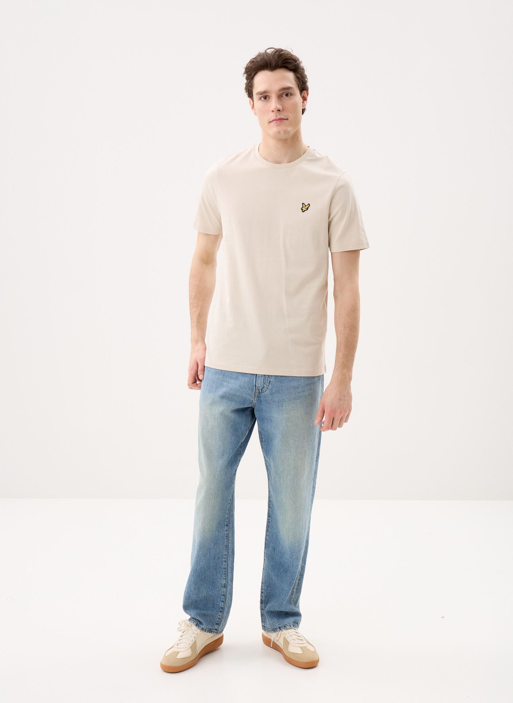 Tee-shirts Plain Tshirt homme beige Lyle & Scott Tee-shirts Plain Tshirt homme beige COVE