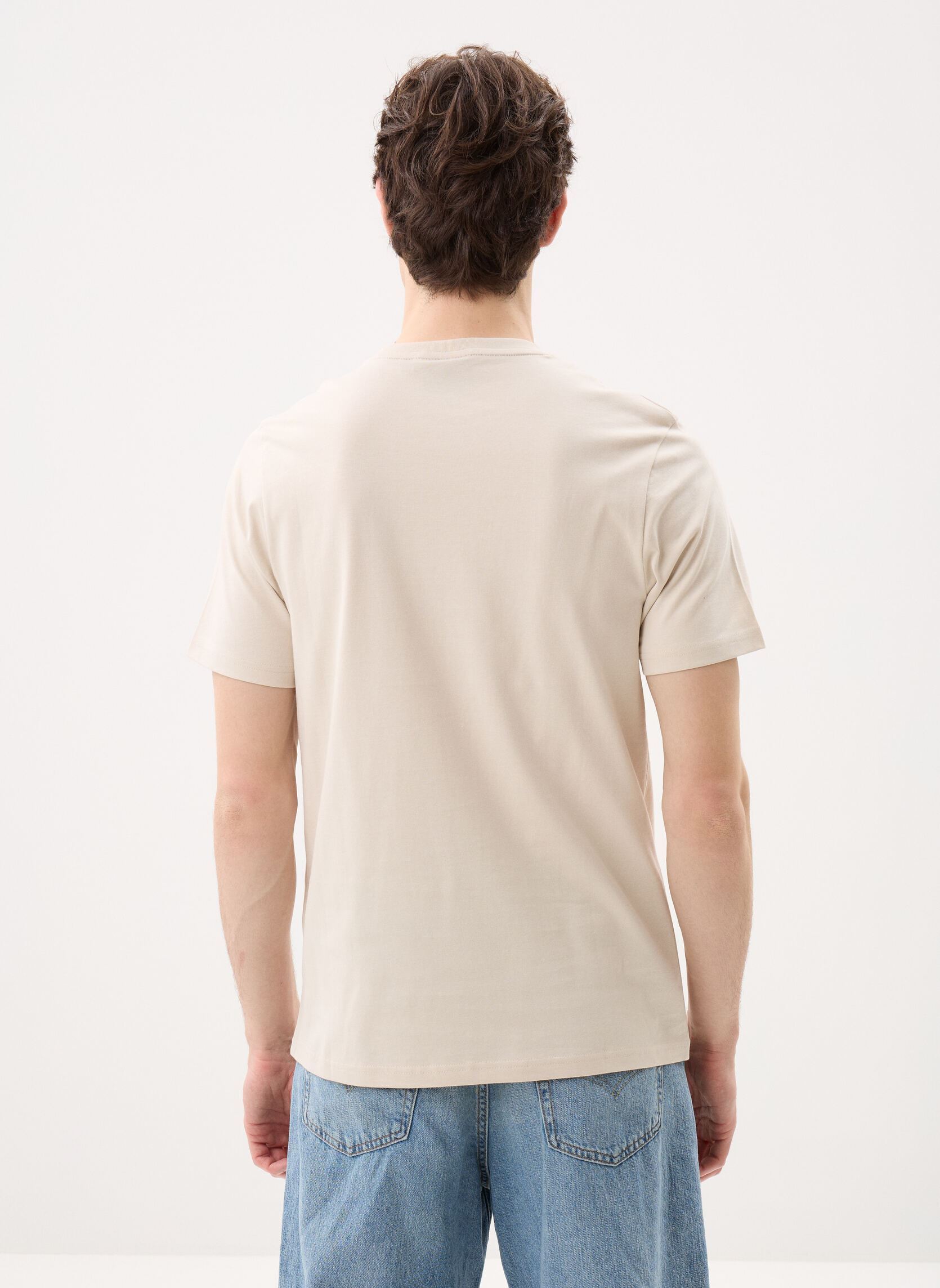 Tee-shirts Plain Tshirt homme beige Lyle & Scott Tee-shirts Plain Tshirt homme beige COVE