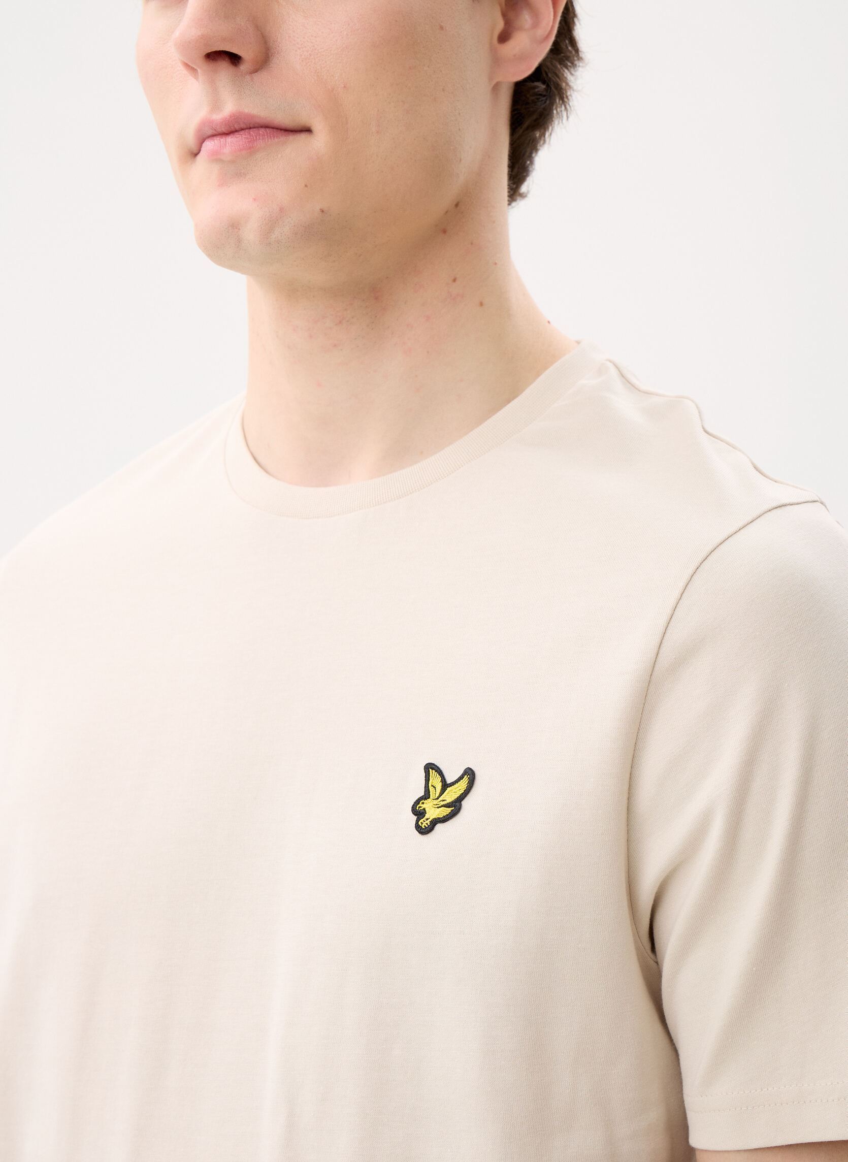 Tee-shirts Plain Tshirt homme beige Lyle & Scott Tee-shirts Plain Tshirt homme beige COVE
