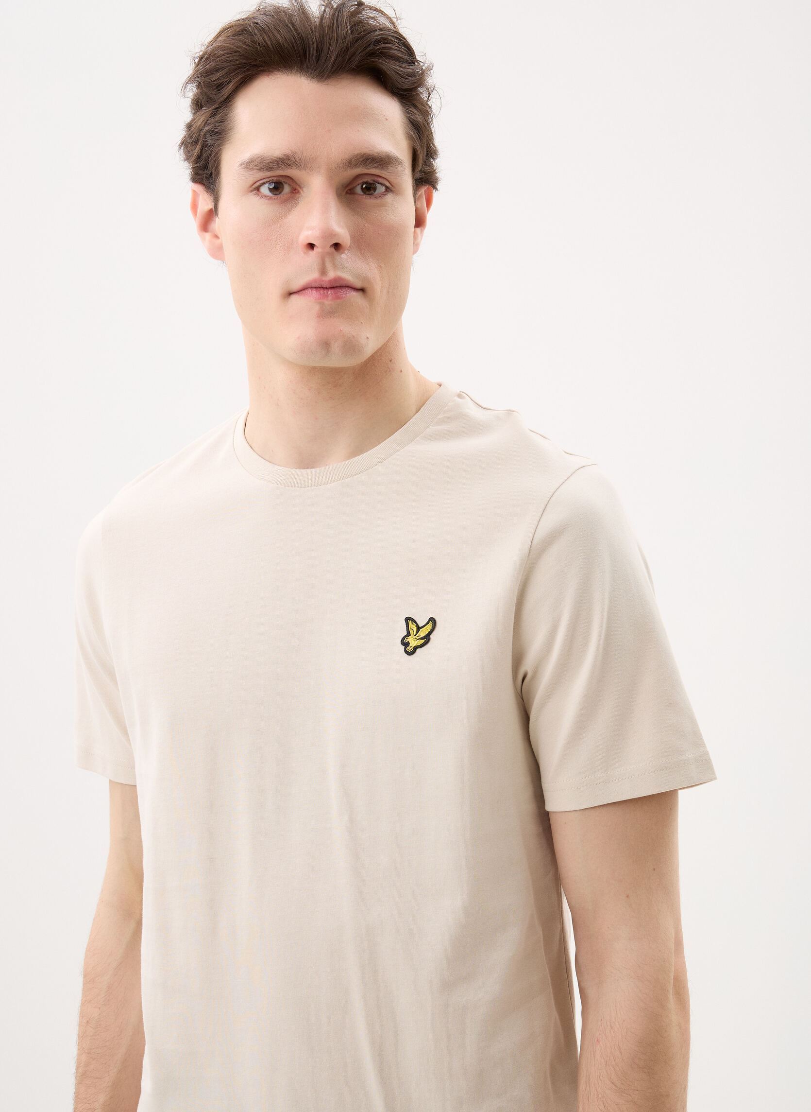 Tee-shirts Plain Tshirt homme beige Lyle & Scott Tee-shirts Plain Tshirt homme beige COVE