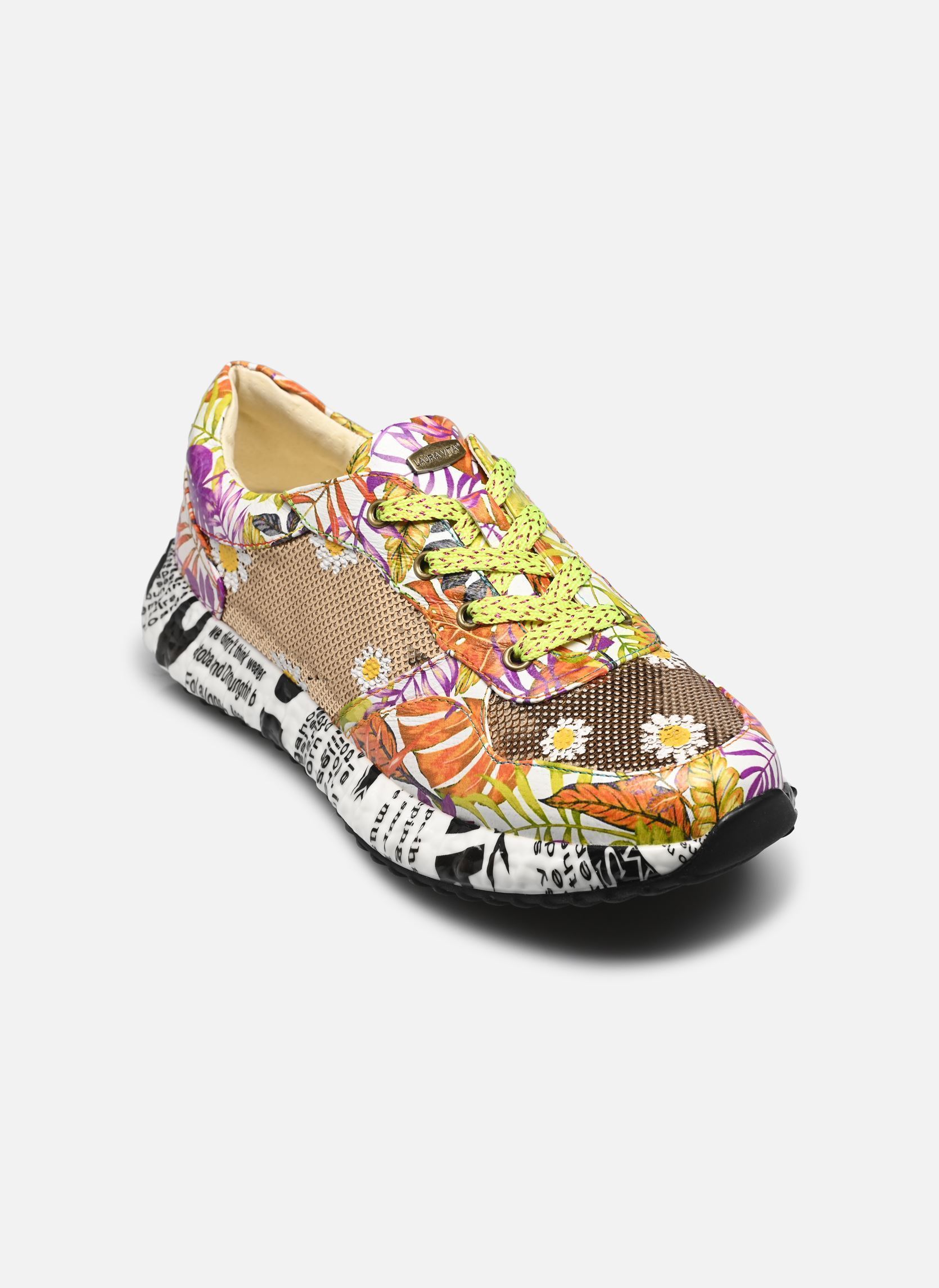 Niedrige Sneaker Burton 05 damen gelb Laura Vita Niedrige Sneaker Burton 05 damen gelb Safran
