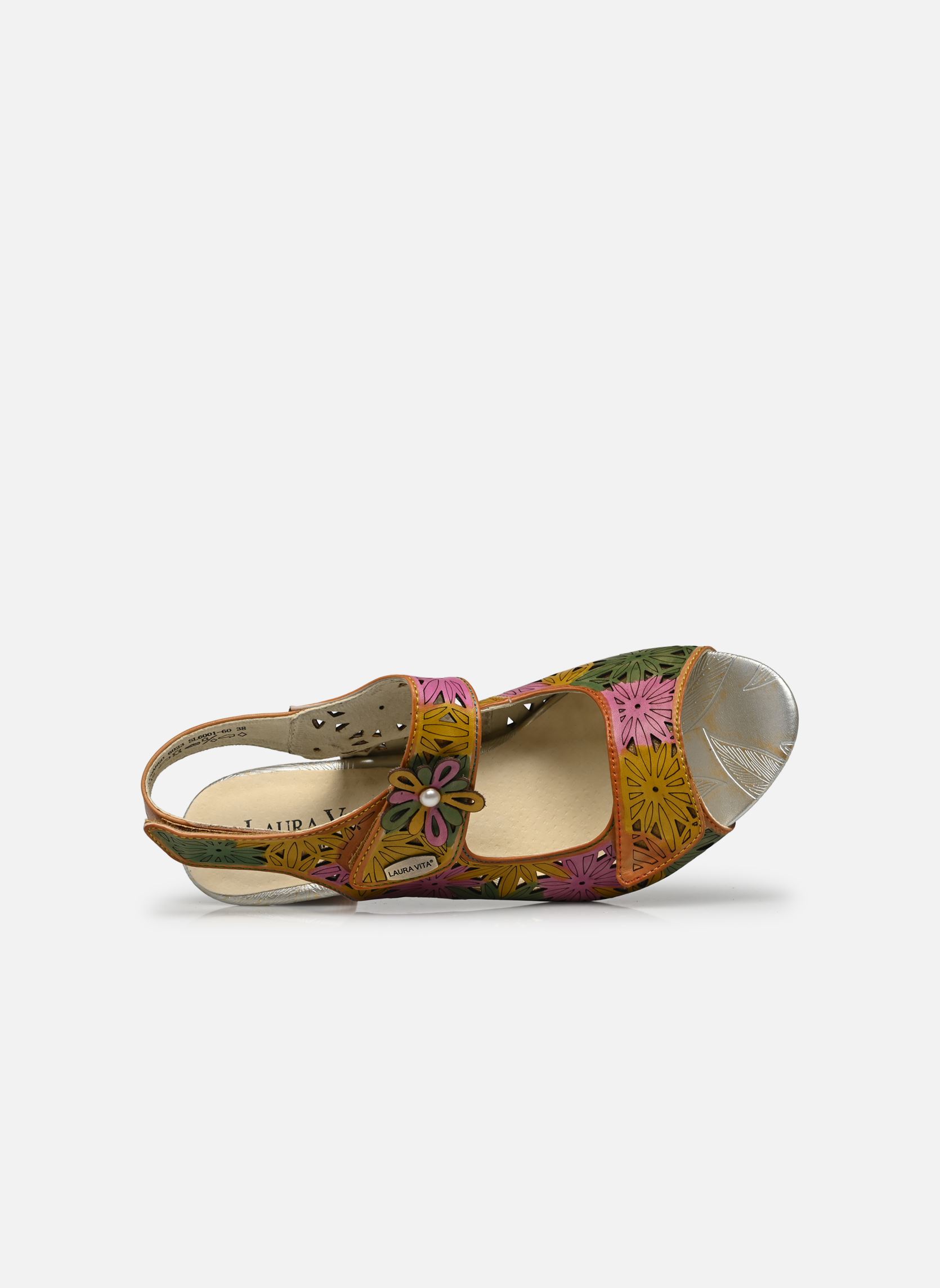 Sandalias Alcbaneo 6023 mujer multicolor Laura Vita Sandalias Alcbaneo 6023 mujer multicolor Camel