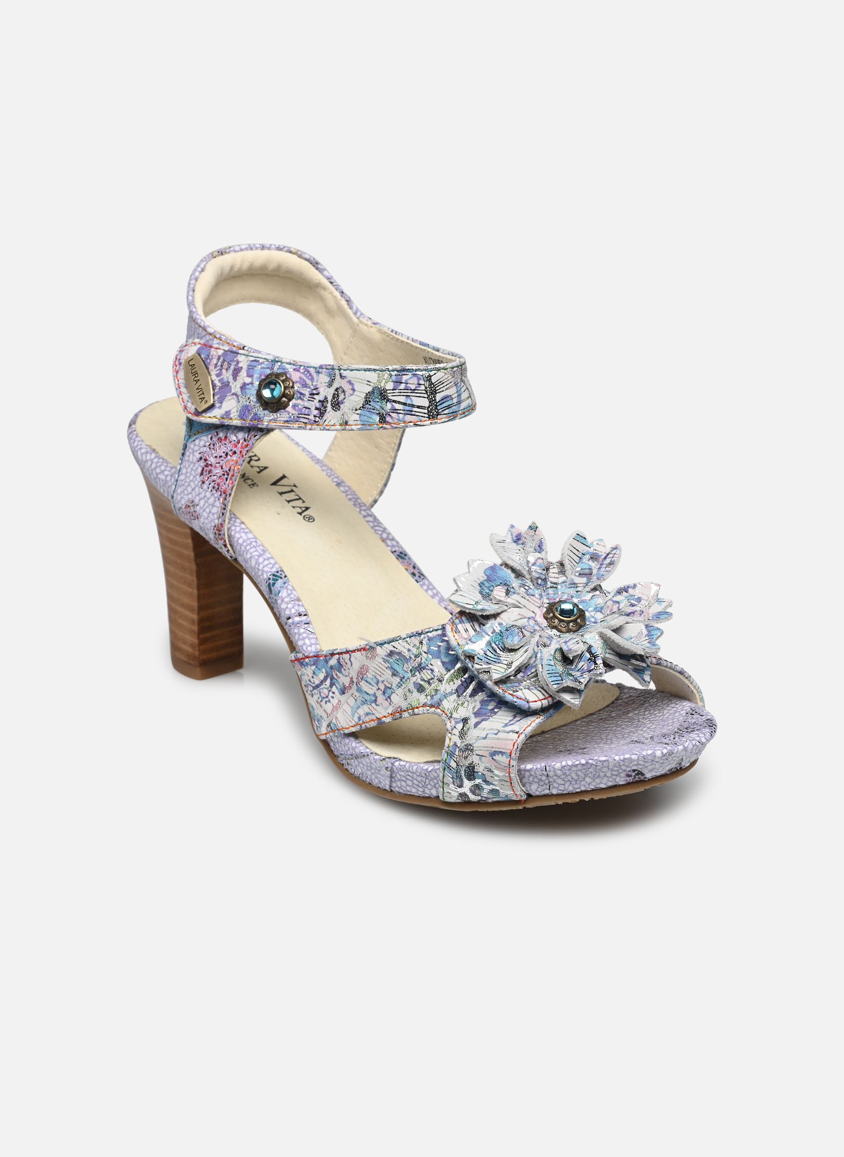 Sandalias Alcbaneo 0422 mujer multicolor Laura Vita Sandalias Alcbaneo 0422 mujer multicolor Bleu