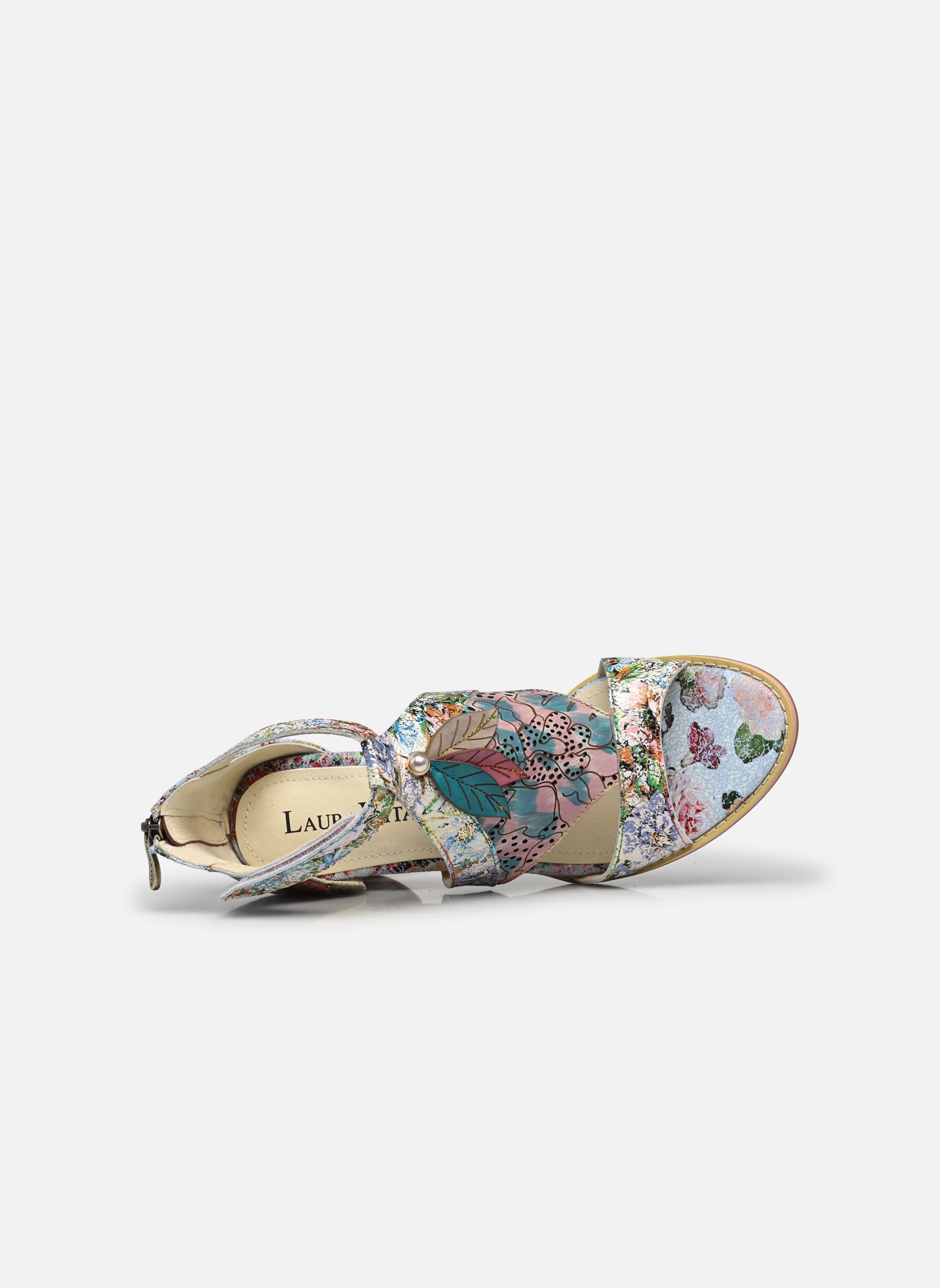 Sandalia De Tacón Laura Vita Gucstoo 041 Para Mujer - Diseño Artístico, Tacón Escultural, Piel Suave, Punta Abierta