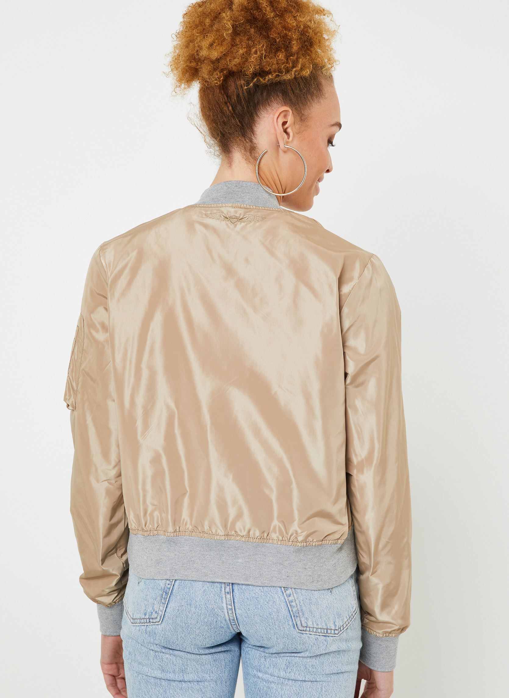 Blousons Ma1 Women femme beige Bombers Original Blousons Ma1 Women femme beige BEIGE