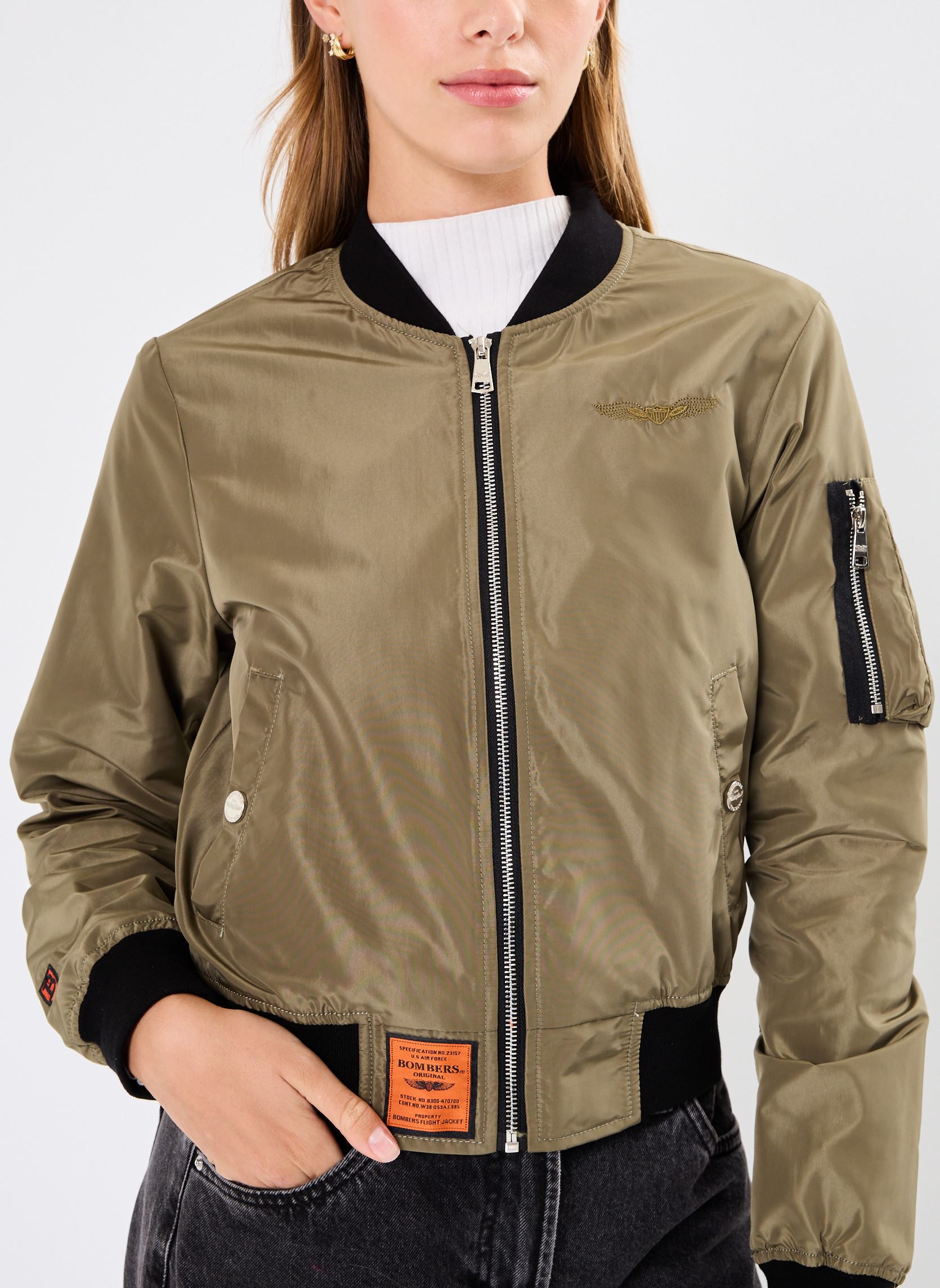 Bomberjacks Ma1 Women dames groen Bombers Original Bomberjacks Ma1 Women dames groen KAKI