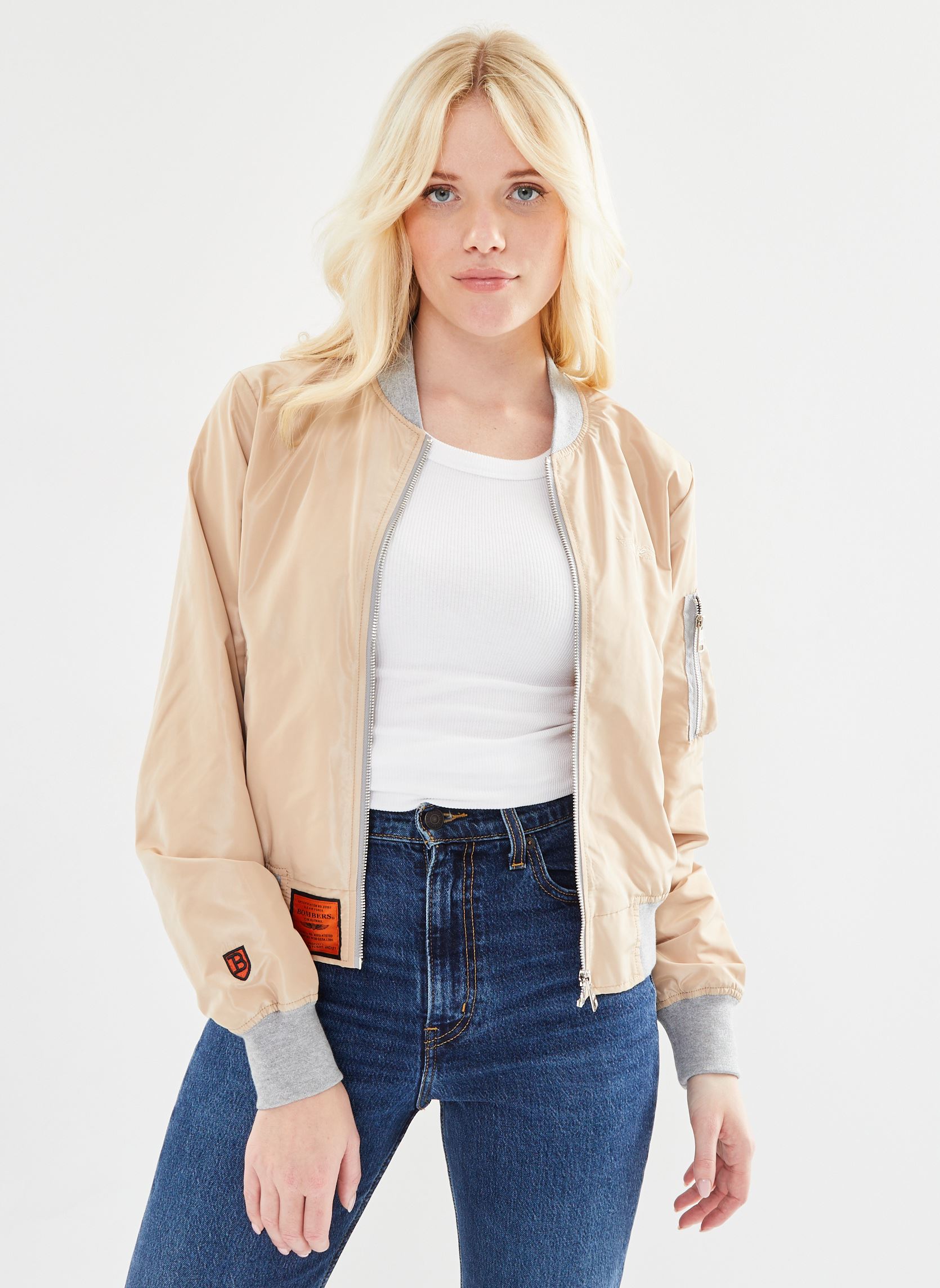 Bomberjacks Ma1 Women dames beige Bombers Original Bomberjacks Ma1 Women dames beige Tan