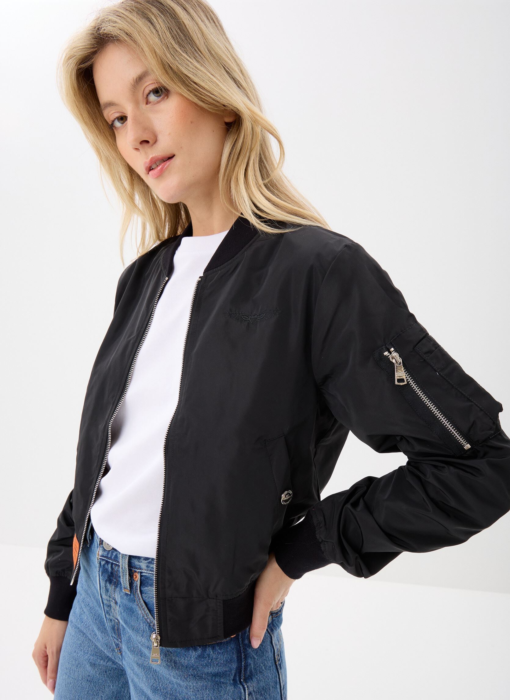 Blousons Ma1 Women femme noir Bombers Original Blousons Ma1 Women femme noir BLACK