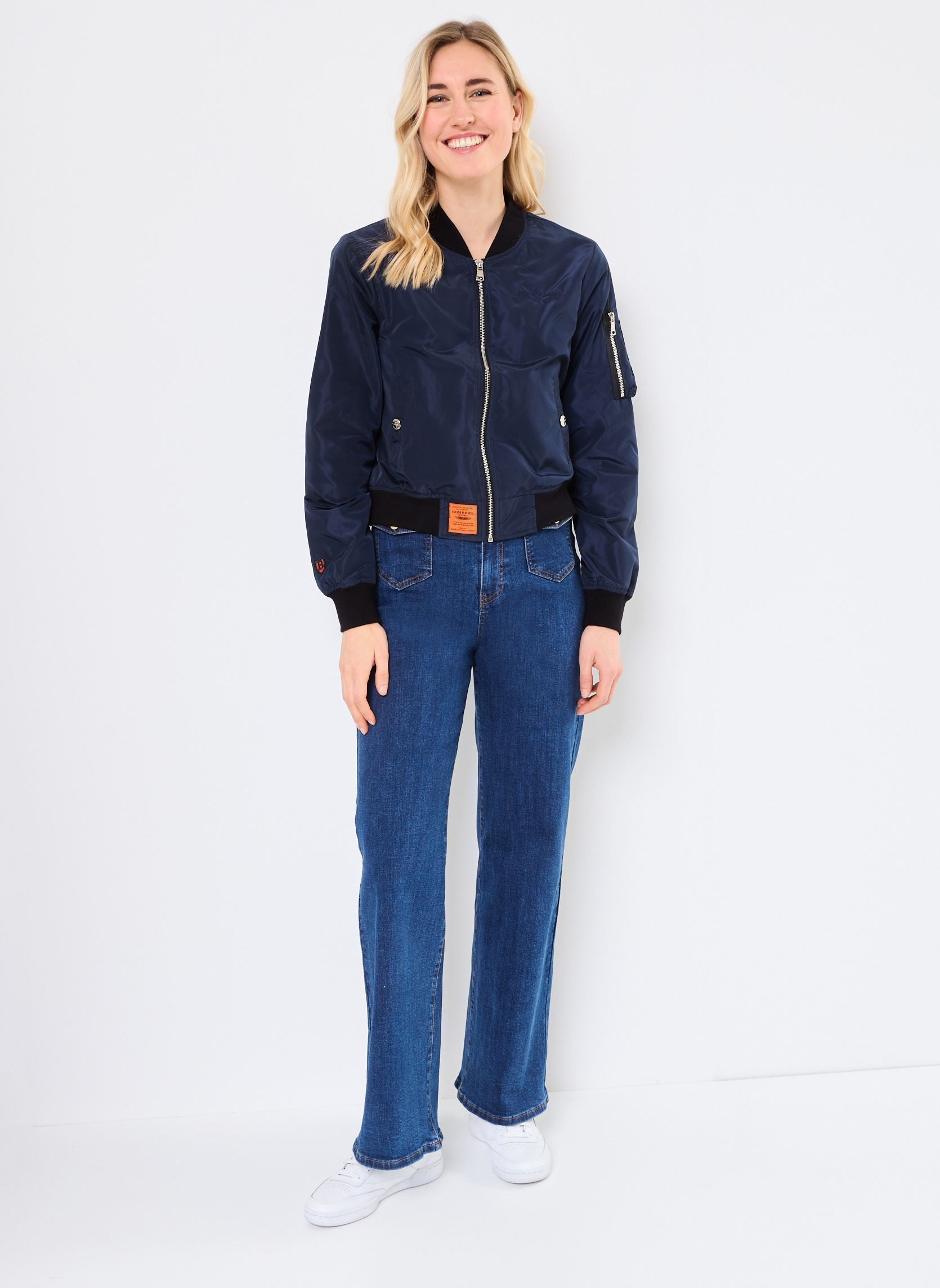 Blousons Ma1 Women femme bleu Bombers Original Blousons Ma1 Women femme bleu NAVY
