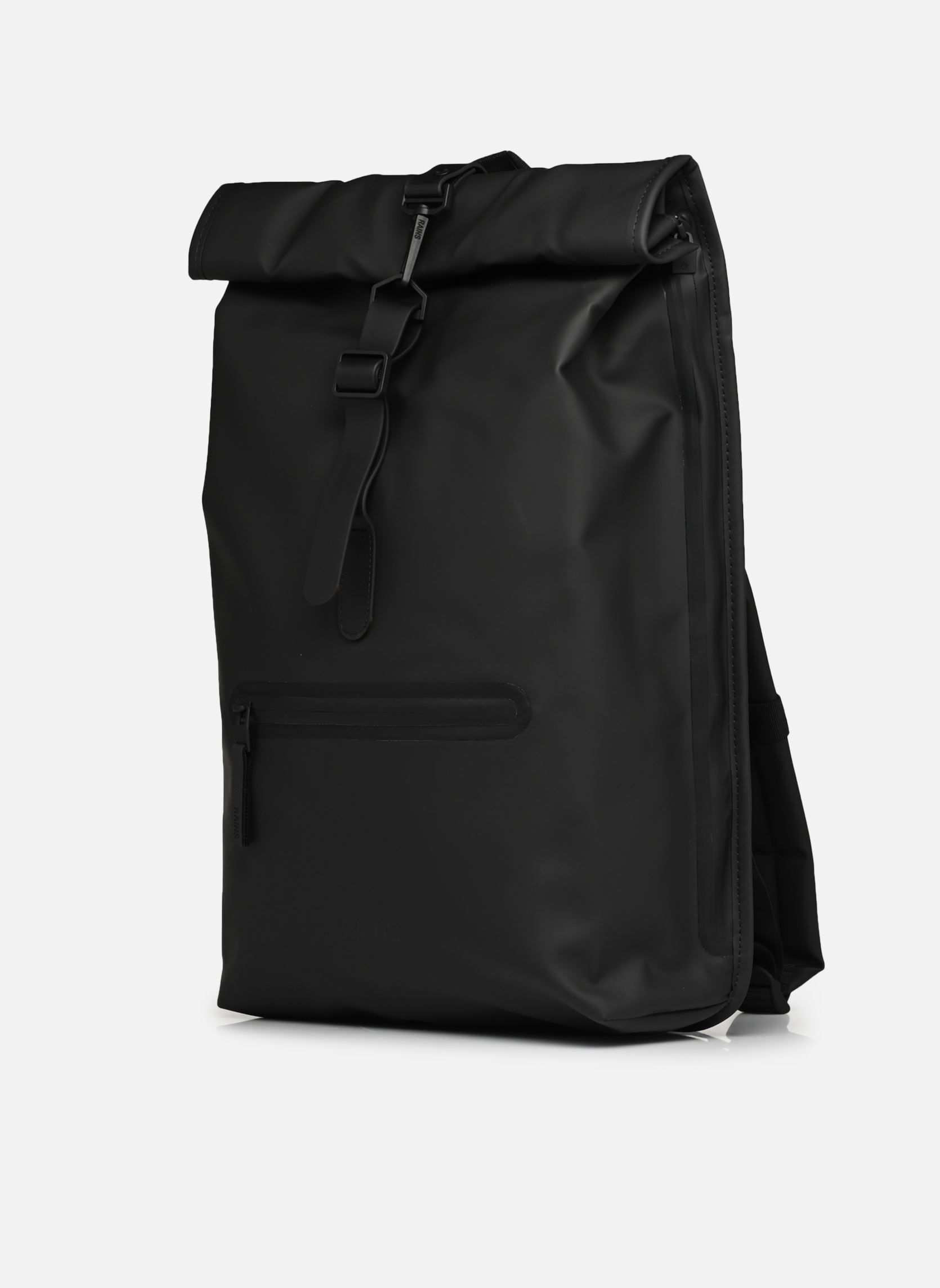 Rucksäcke Rolltop Rucksack schwarz Rains Rucksäcke Rolltop Rucksack schwarz BLACK