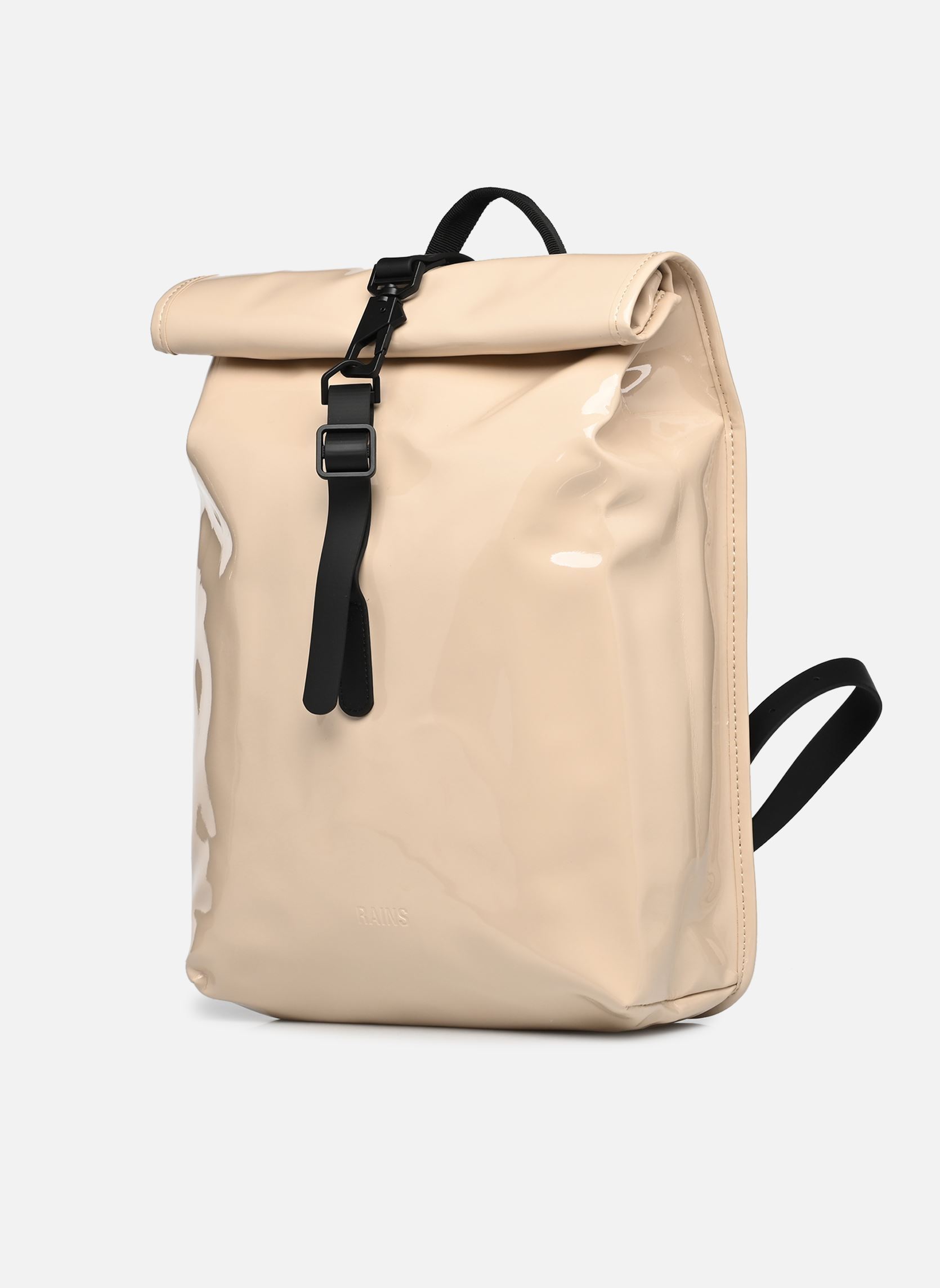 Sacs à dos Rolltop Rucksack Mini femme beige Rains Sacs à dos Rolltop Rucksack Mini femme beige SHORE