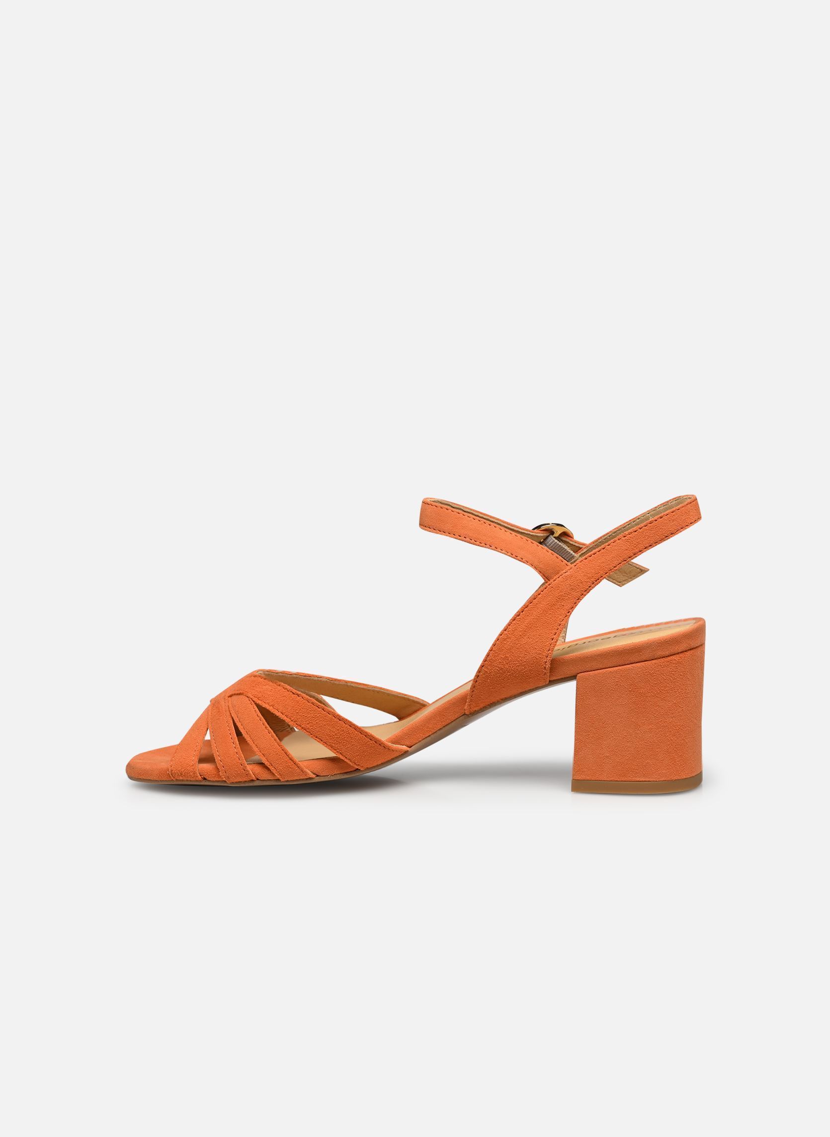 Sandales Femme Fashion Bug – Rose Blanc Orange – US 9 – Portées Une Fois