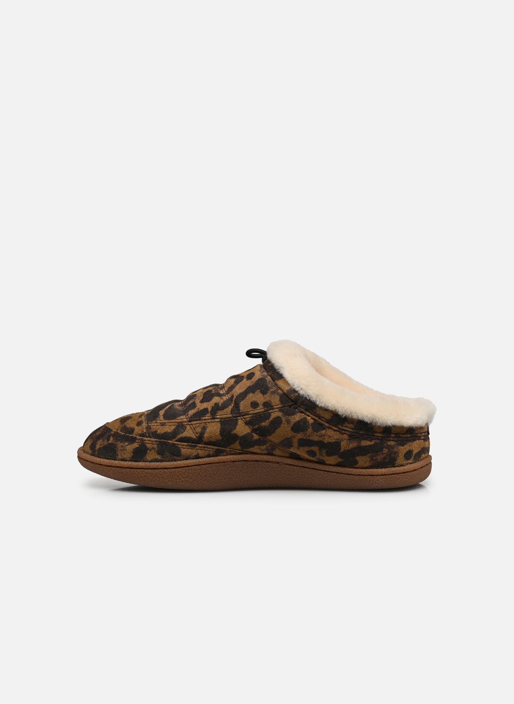 Pantoffels Pilton Mule dames bruin Clarks Pantoffels Pilton Mule dames bruin LEOPARD SUEDE