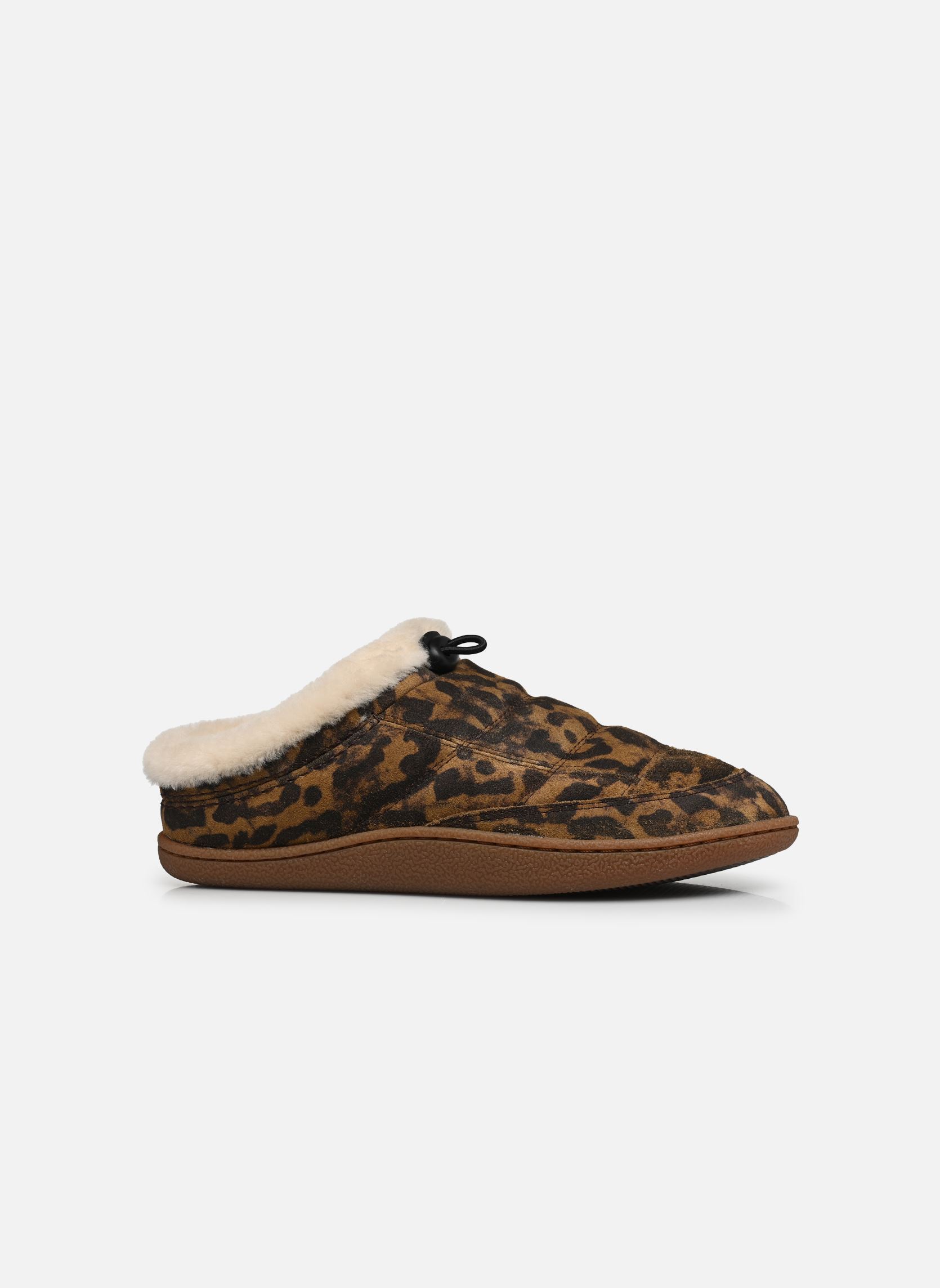 Pantoffels Pilton Mule dames bruin Clarks Pantoffels Pilton Mule dames bruin LEOPARD SUEDE